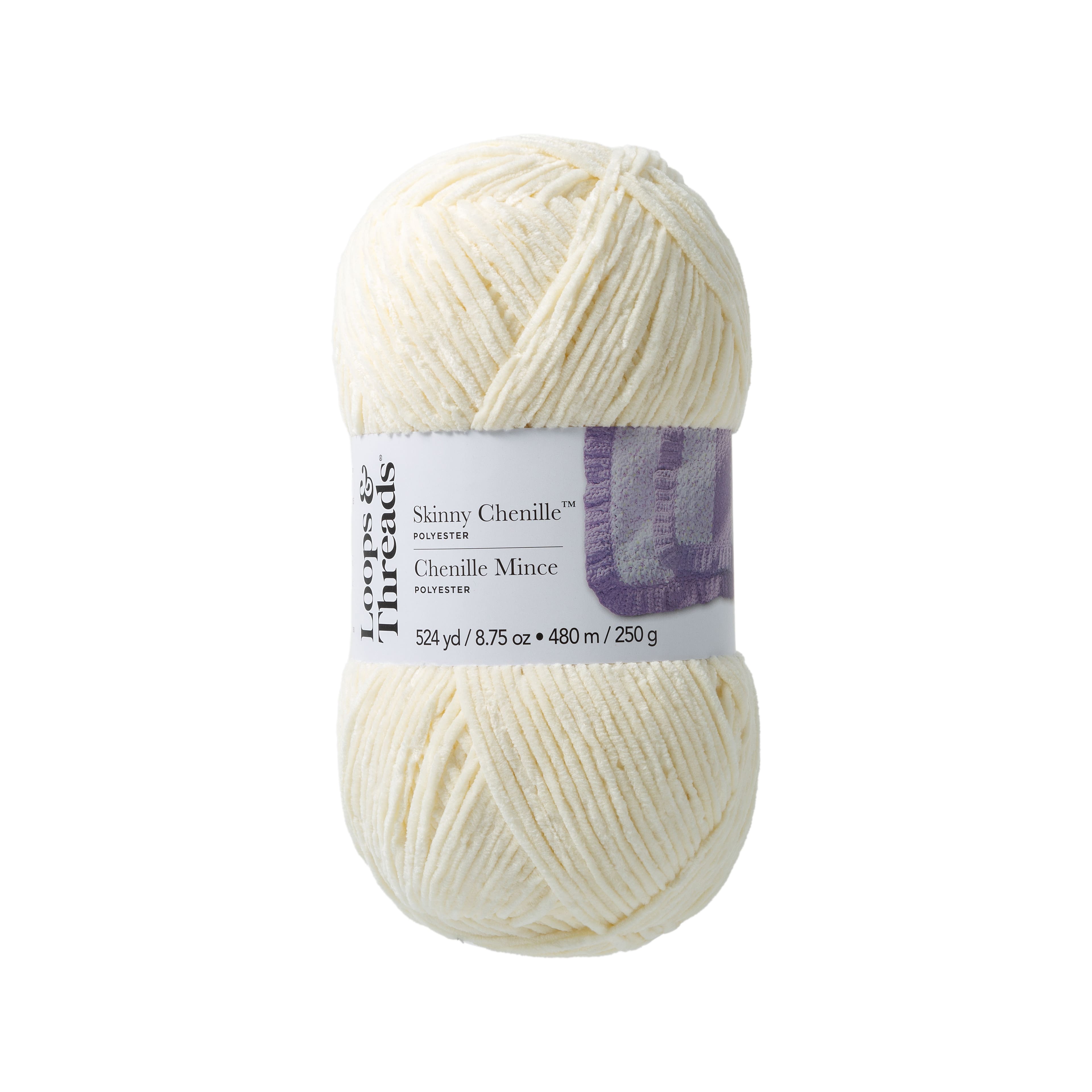 Skinny Chenille™ Yarn by Loops & Threads®