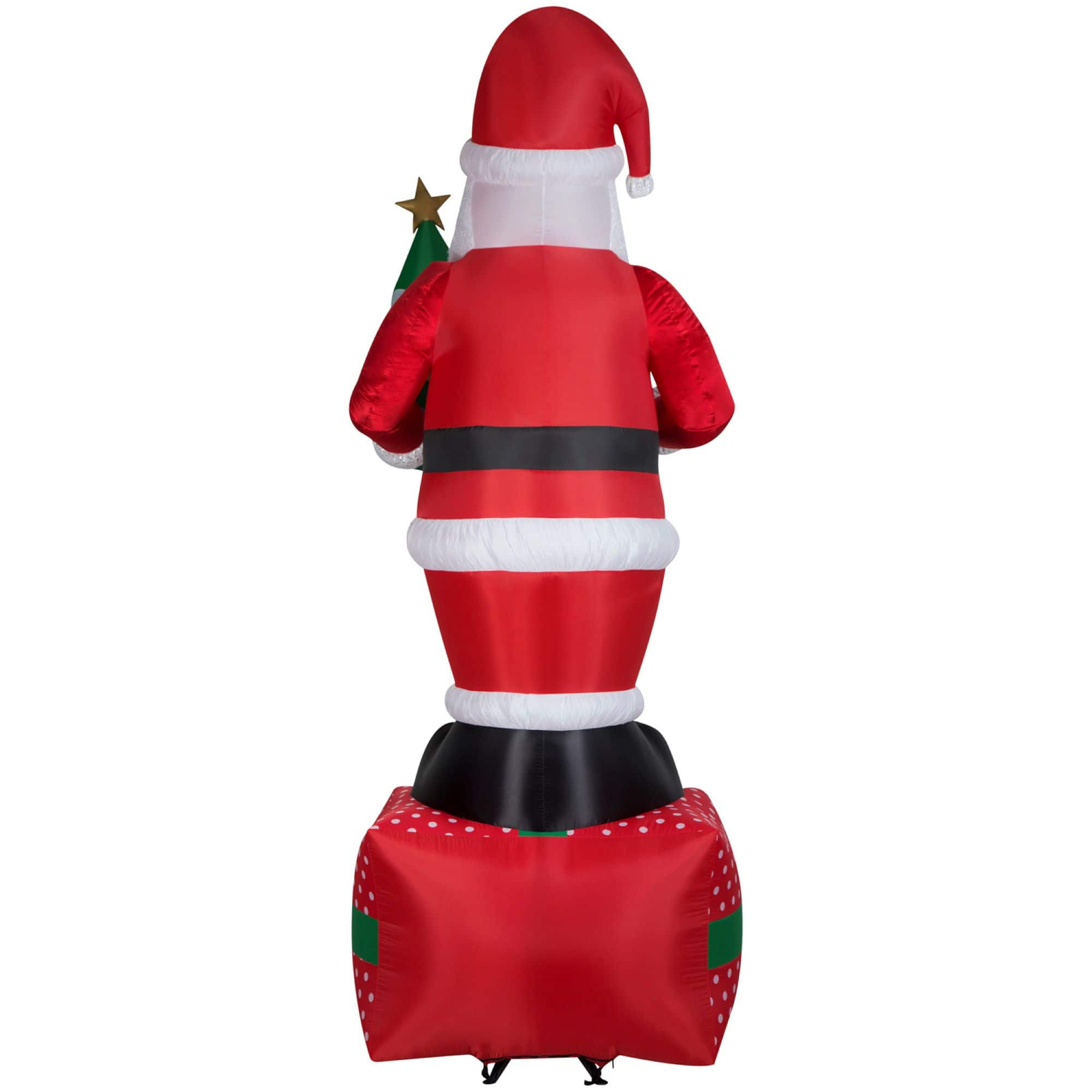 Airblown&#xAE; 10ft. Christmas Inflatable Luxe Santa on Gift Box