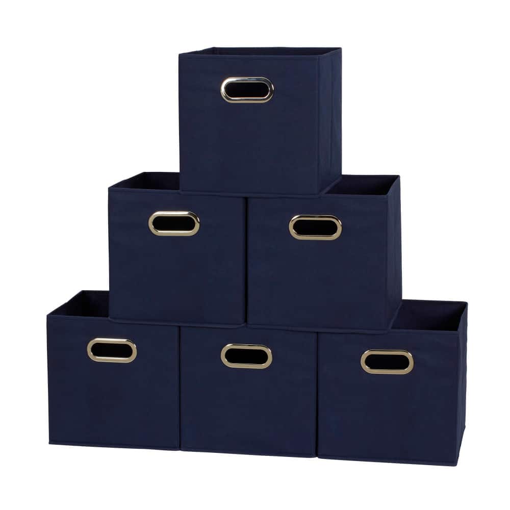 6 Pack Household Essentials 11&#x22; Fabric Storage Bins