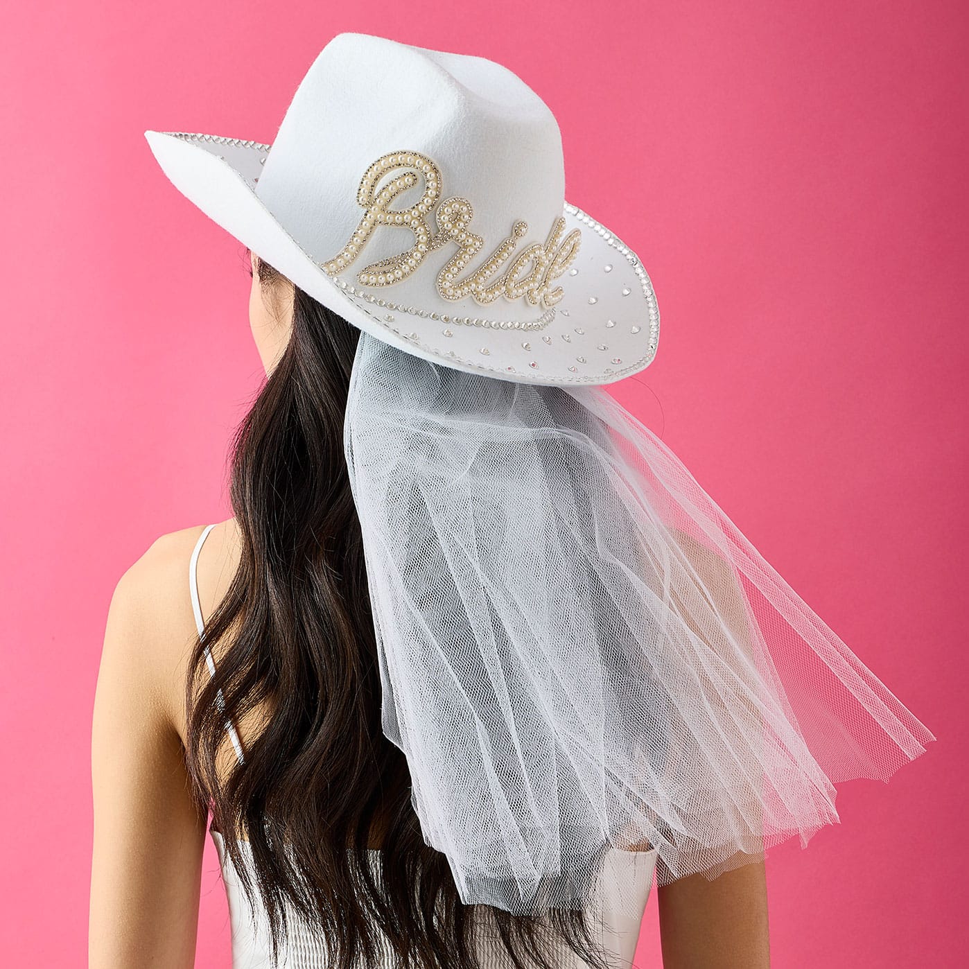 Voile de style western pour enterrement de vie de jeune fille