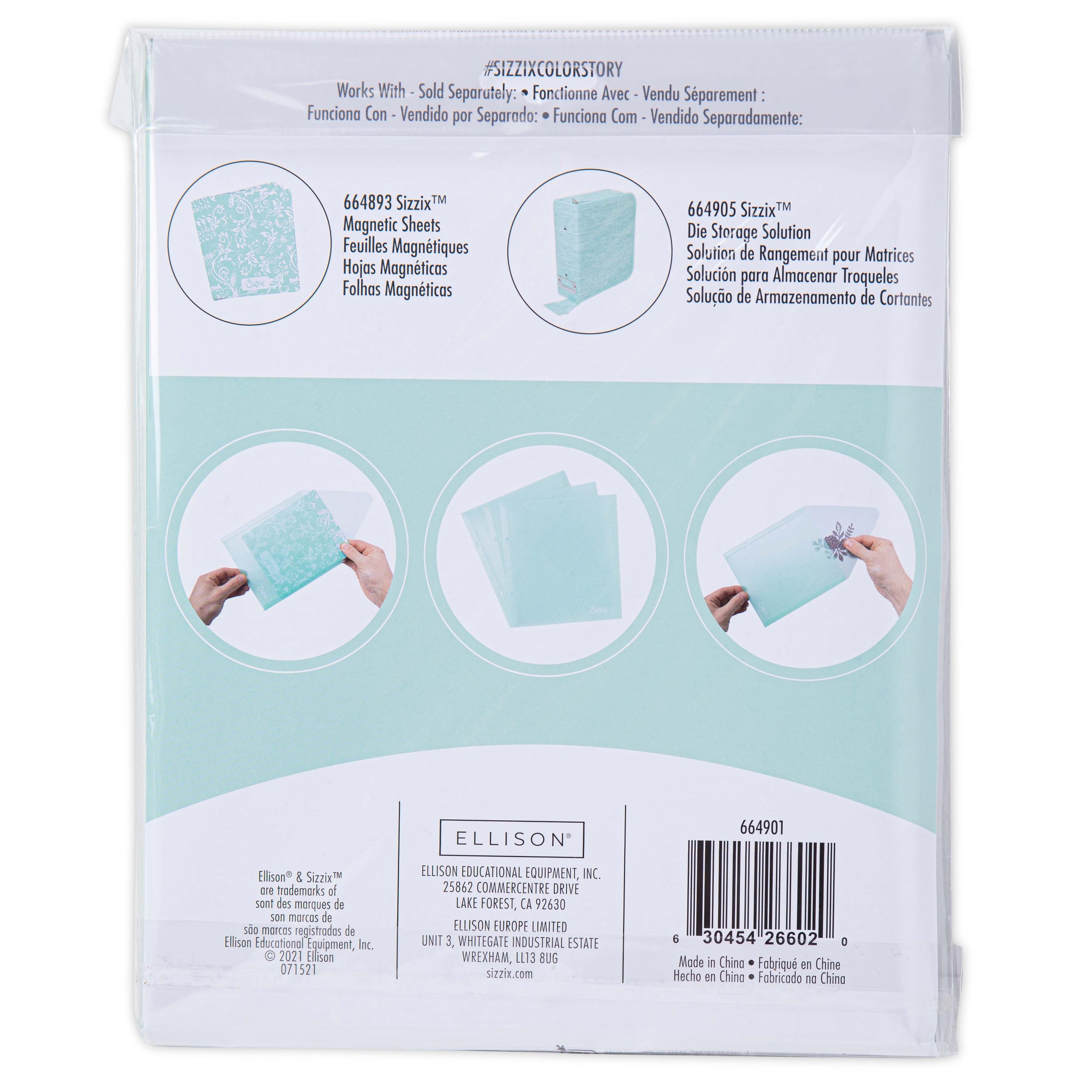 Sizzix™ Mint Julep Plastic Storage Envelopes, 3ct.