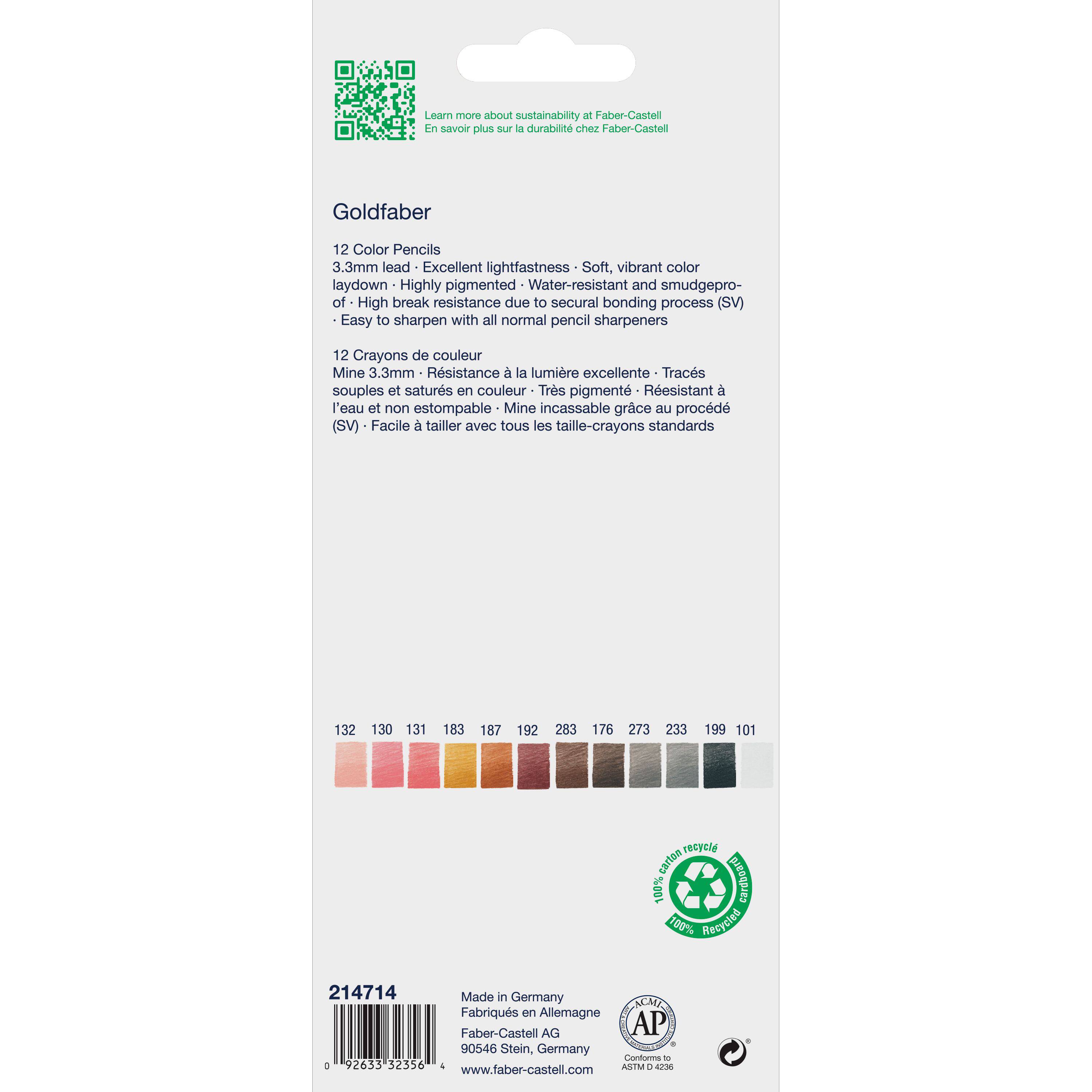 Faber-Castell&#xAE; Goldfaber Skin Tones Color Pencils