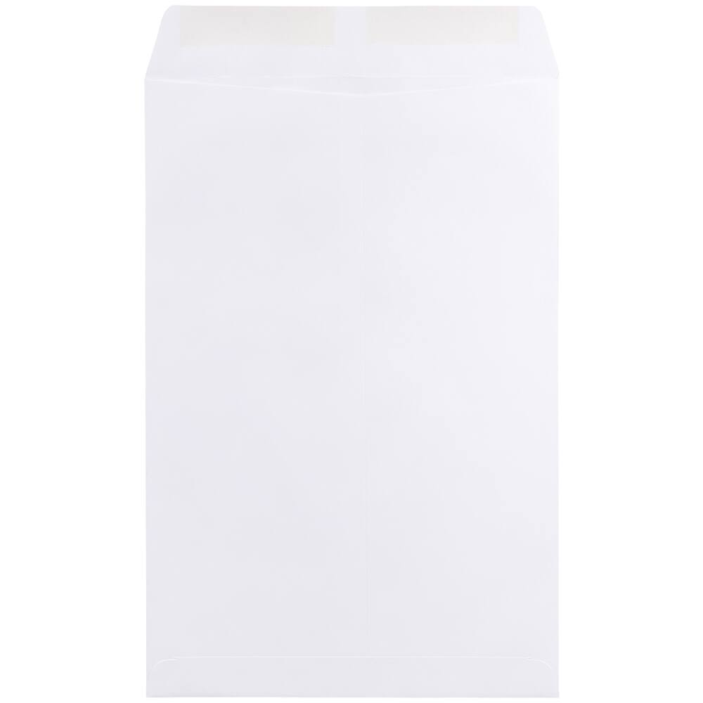 JAM Paper 10&#x22; x 15&#x22; White Open End Catalog Envelopes