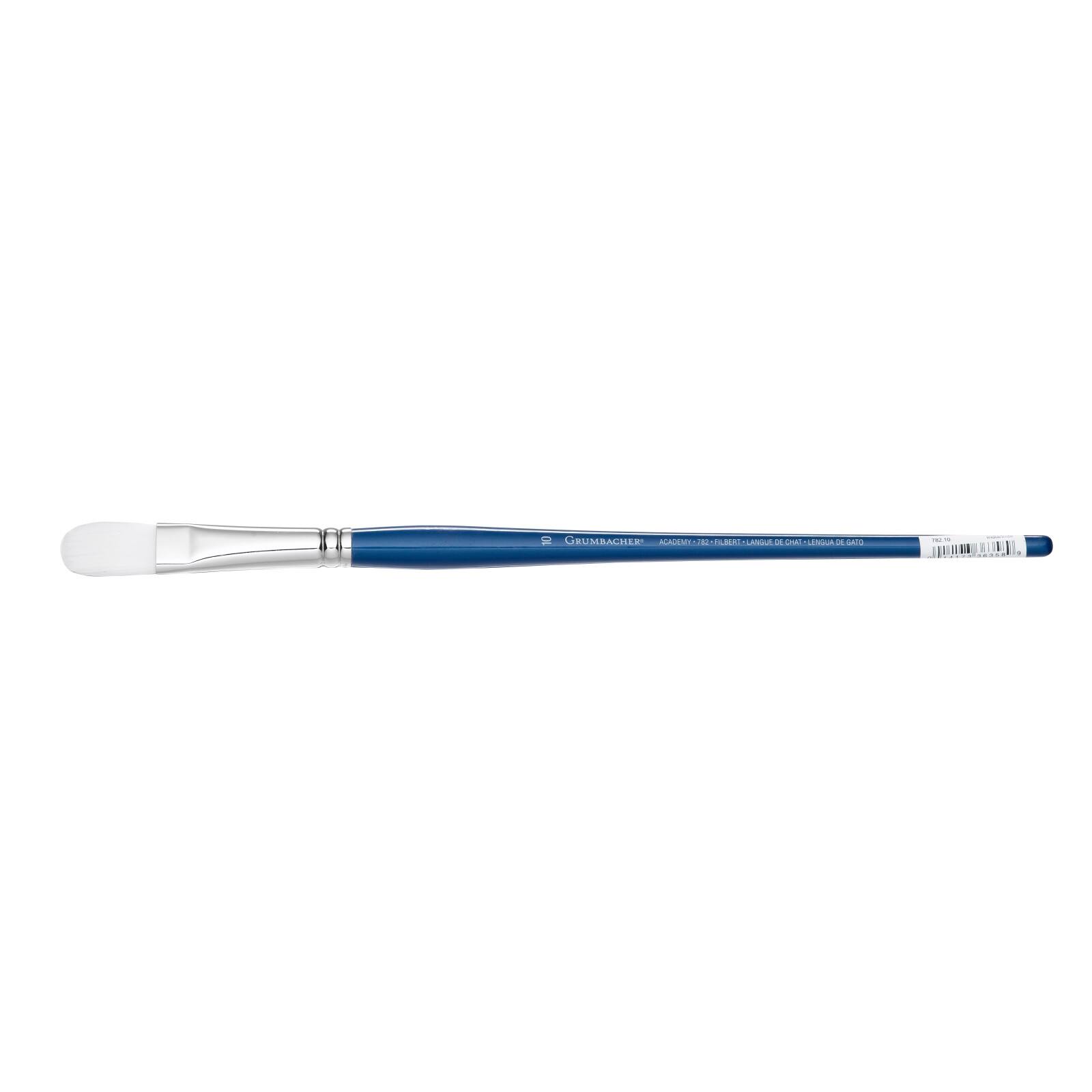 Grumbacher® Academy® Synthetic Bristle Short Handle Filbert Brush