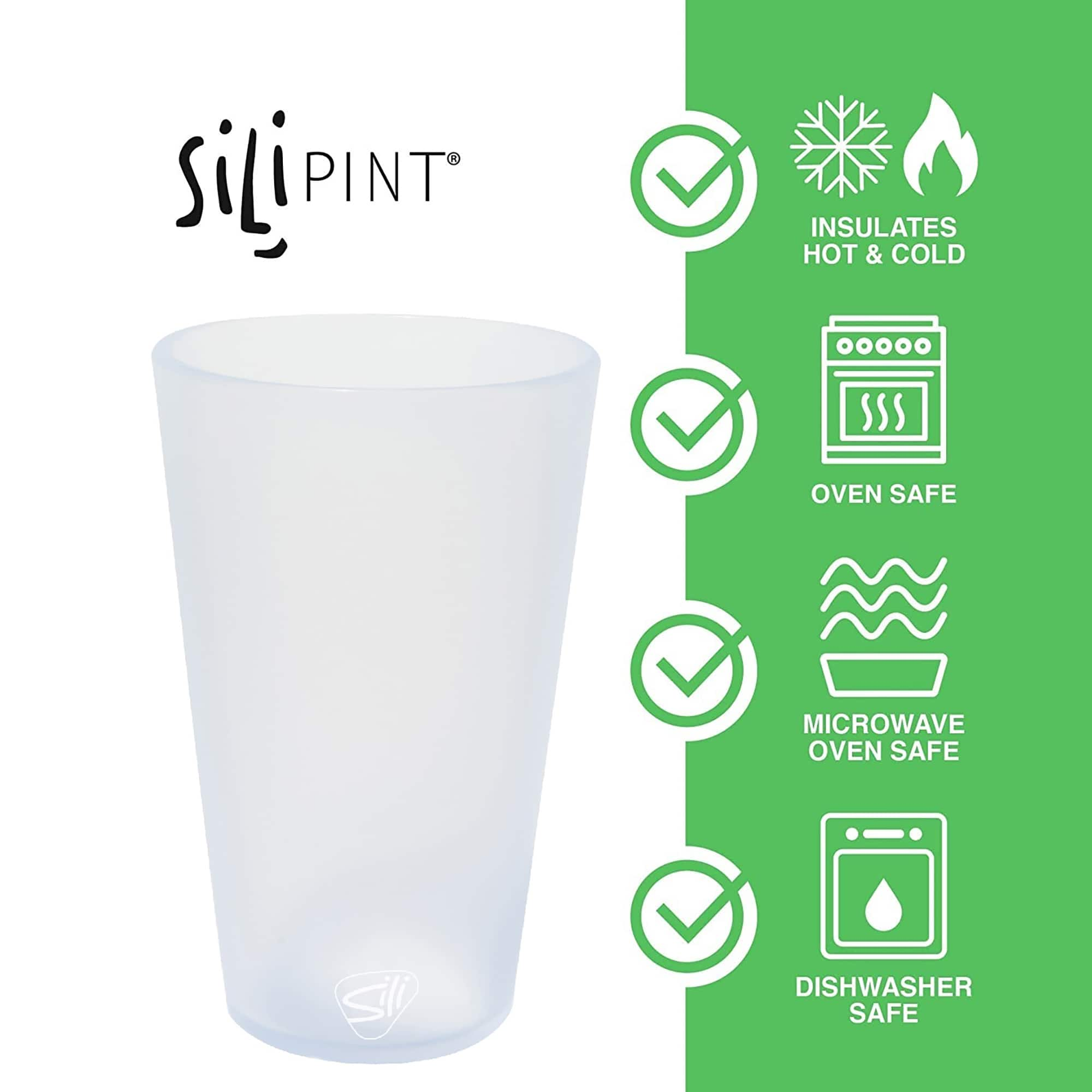 Silipint&#xAE; 16oz. Silicone Pint Glasses