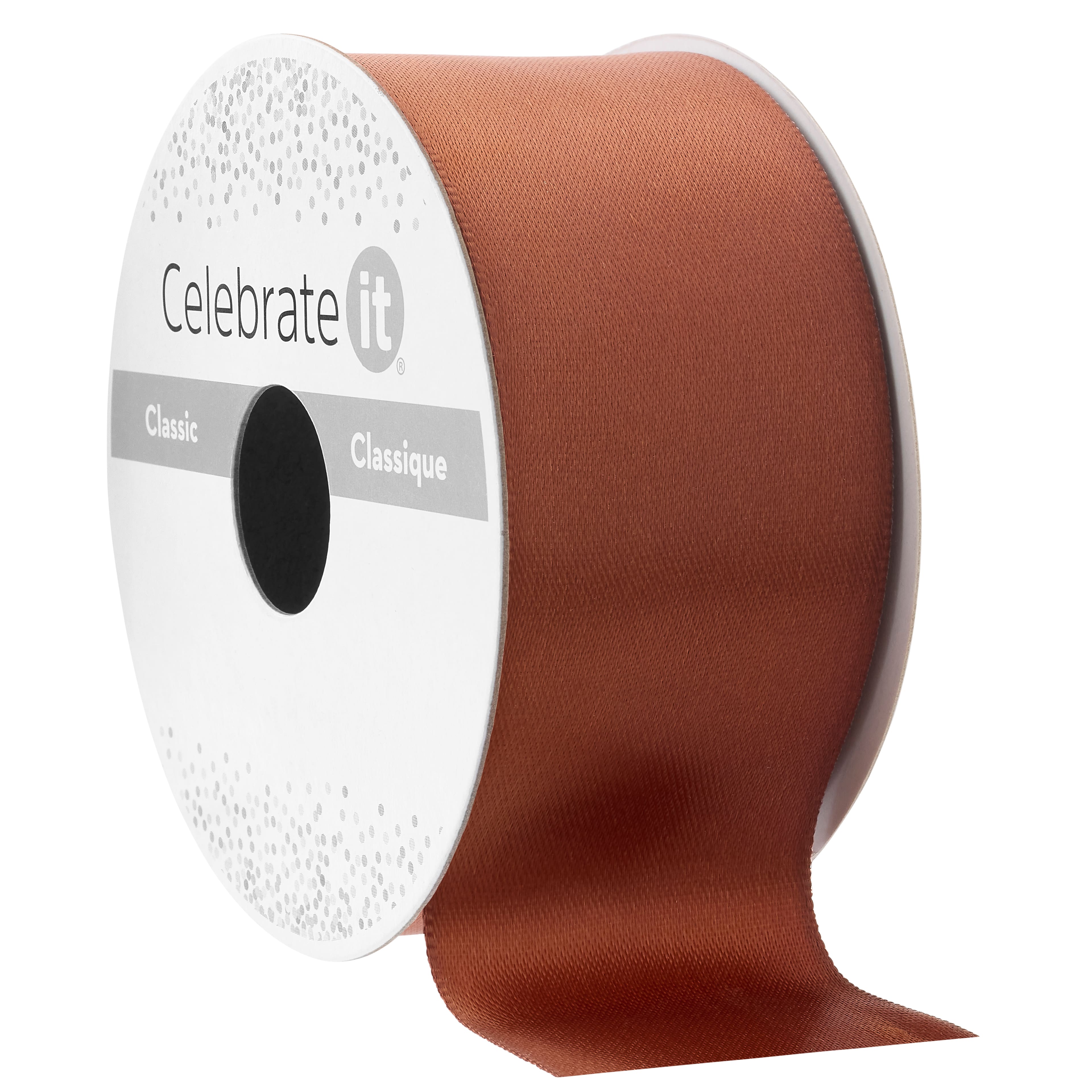 1.5&#x22; x 3yd. Satin Ribbon by Celebrate It&#x2122;