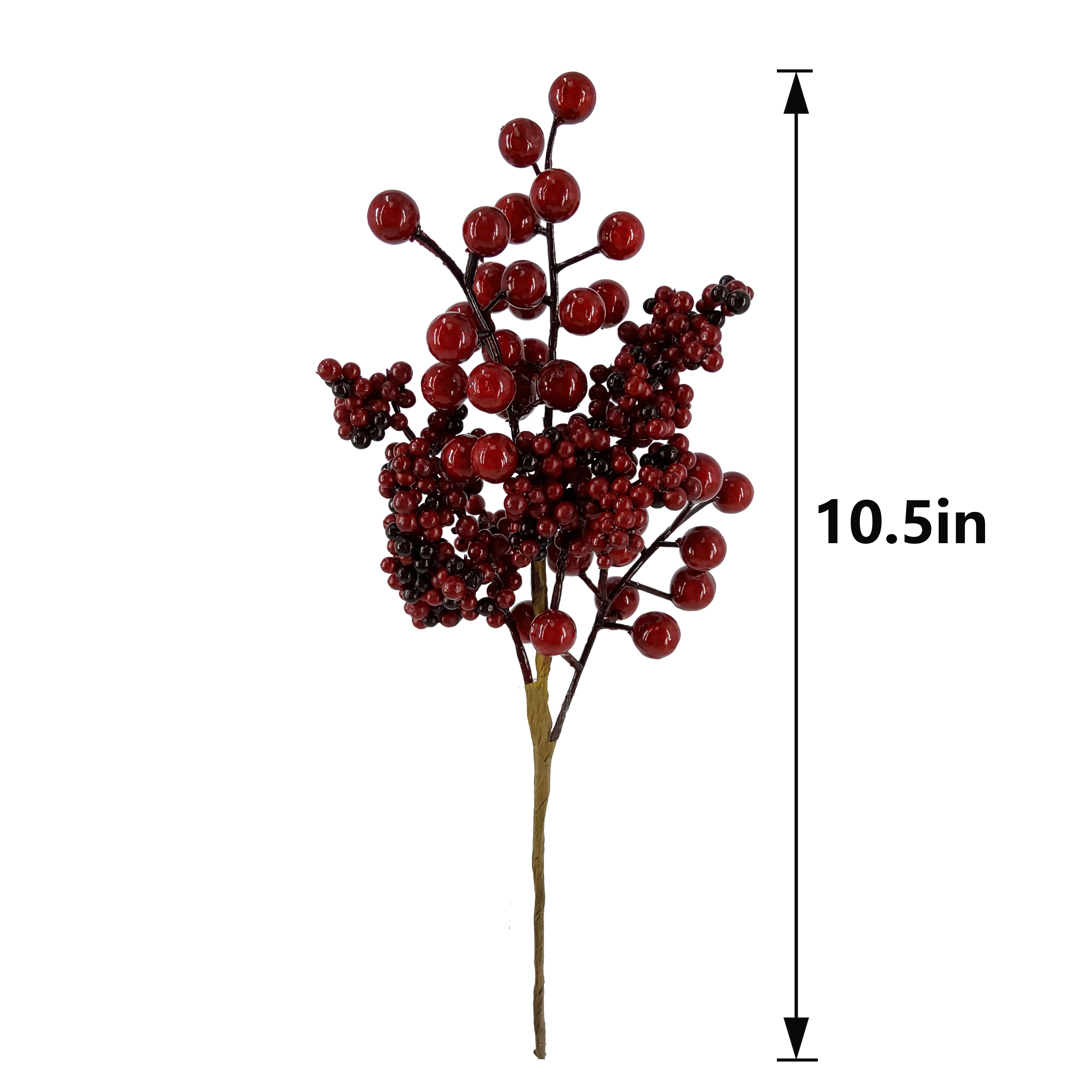 10.5" Dark Red Berry Cluster Pick by Ashland®