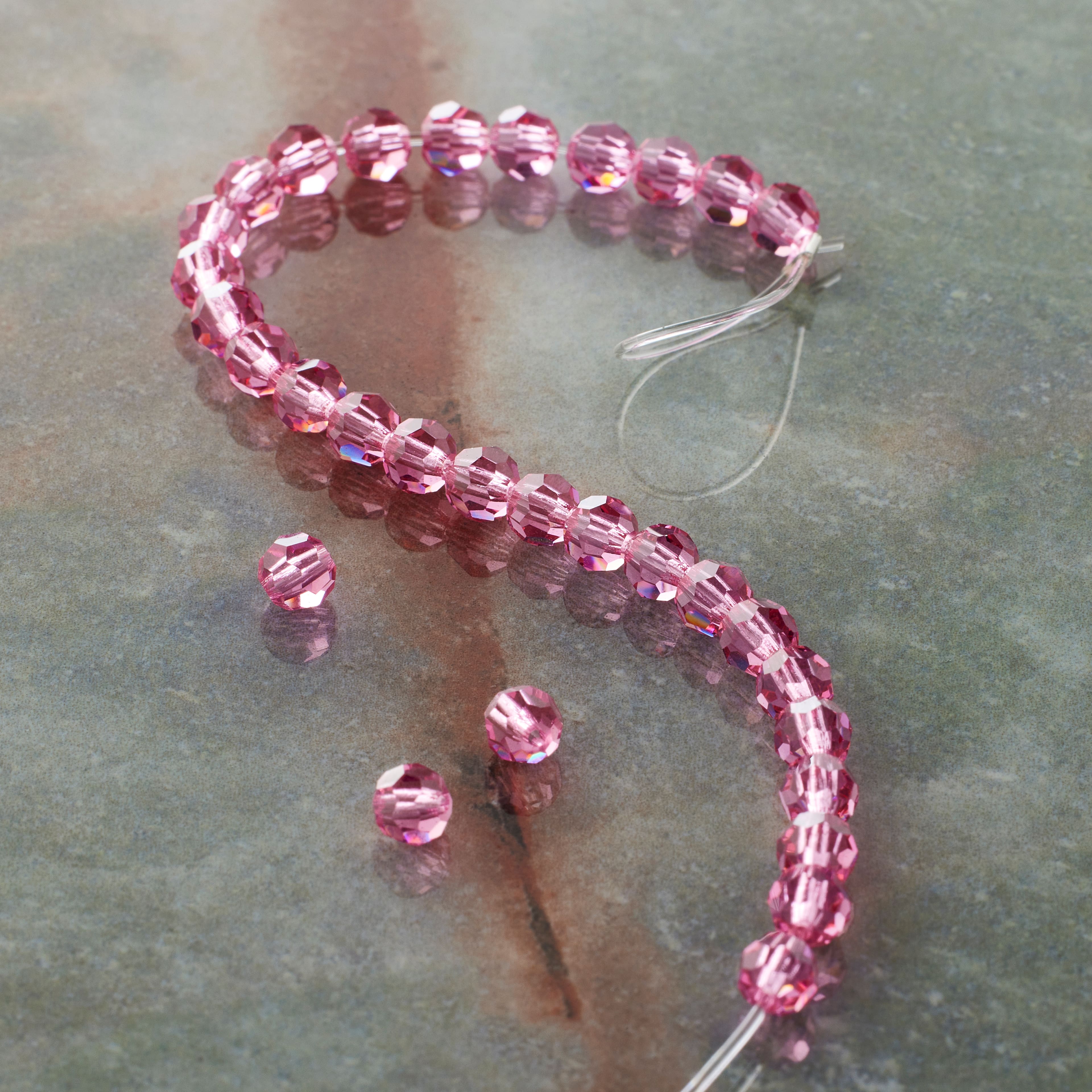 12 Packs: 31 ct. (372 total) Preciosa Glass Crystal Round Beads, 4mm by Bead Landing™