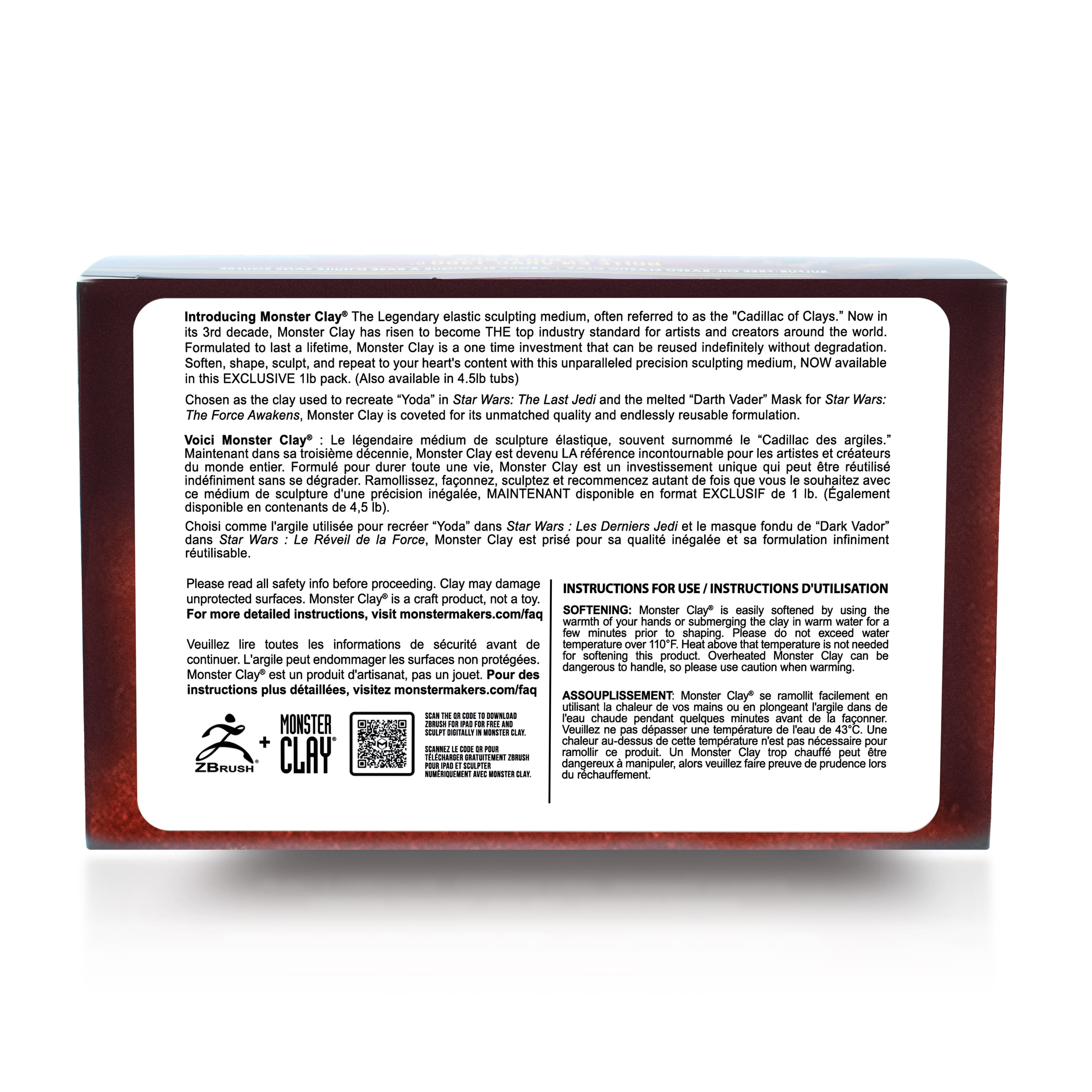 Monster Clay&#xAE; 3lb. Medium Brown Elastic Clay