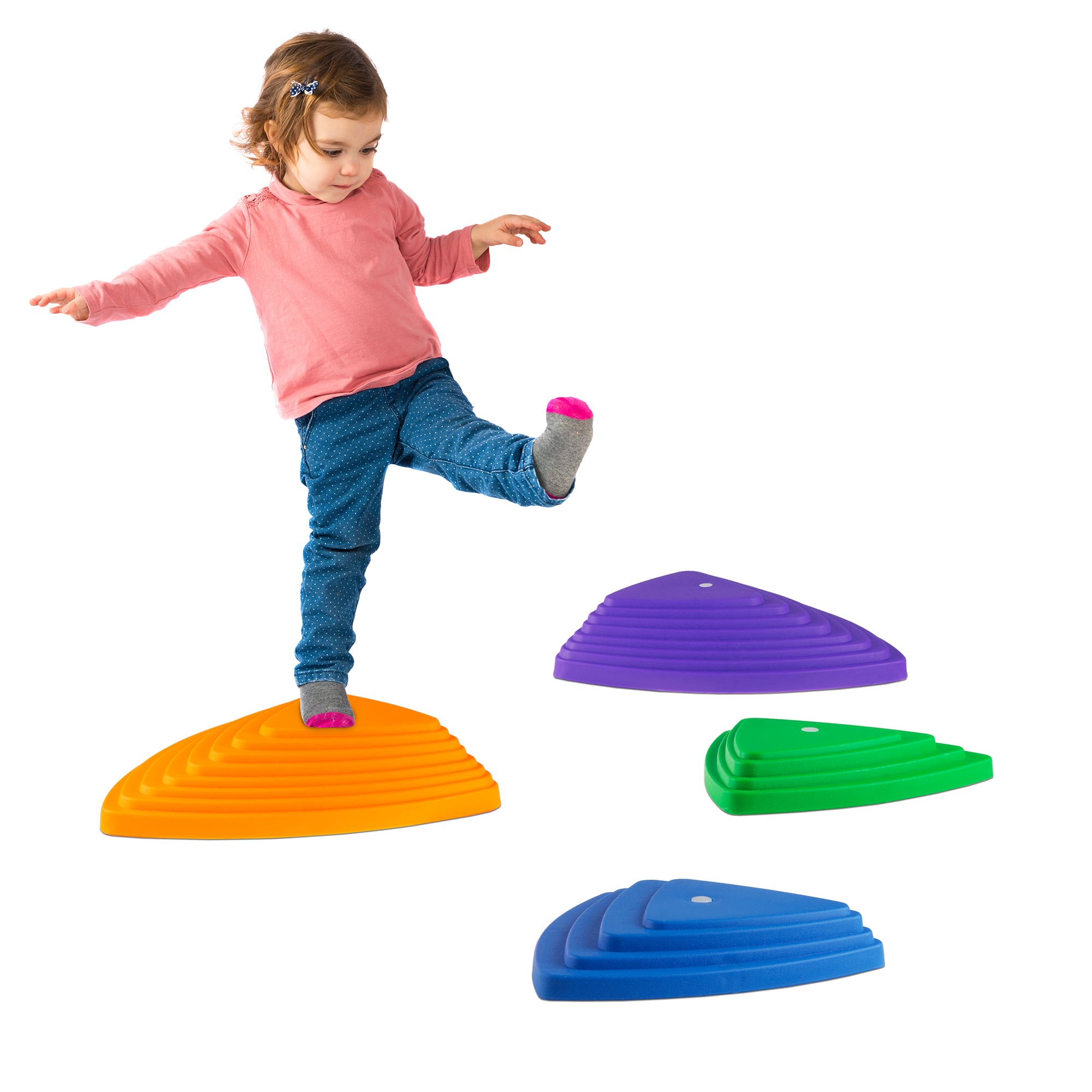 Toy Time Triangular Stepping Stones Set