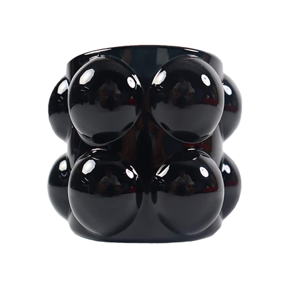 Black Bubble Glass Tabletop D&#xE9;cor by Ashland&#xAE;