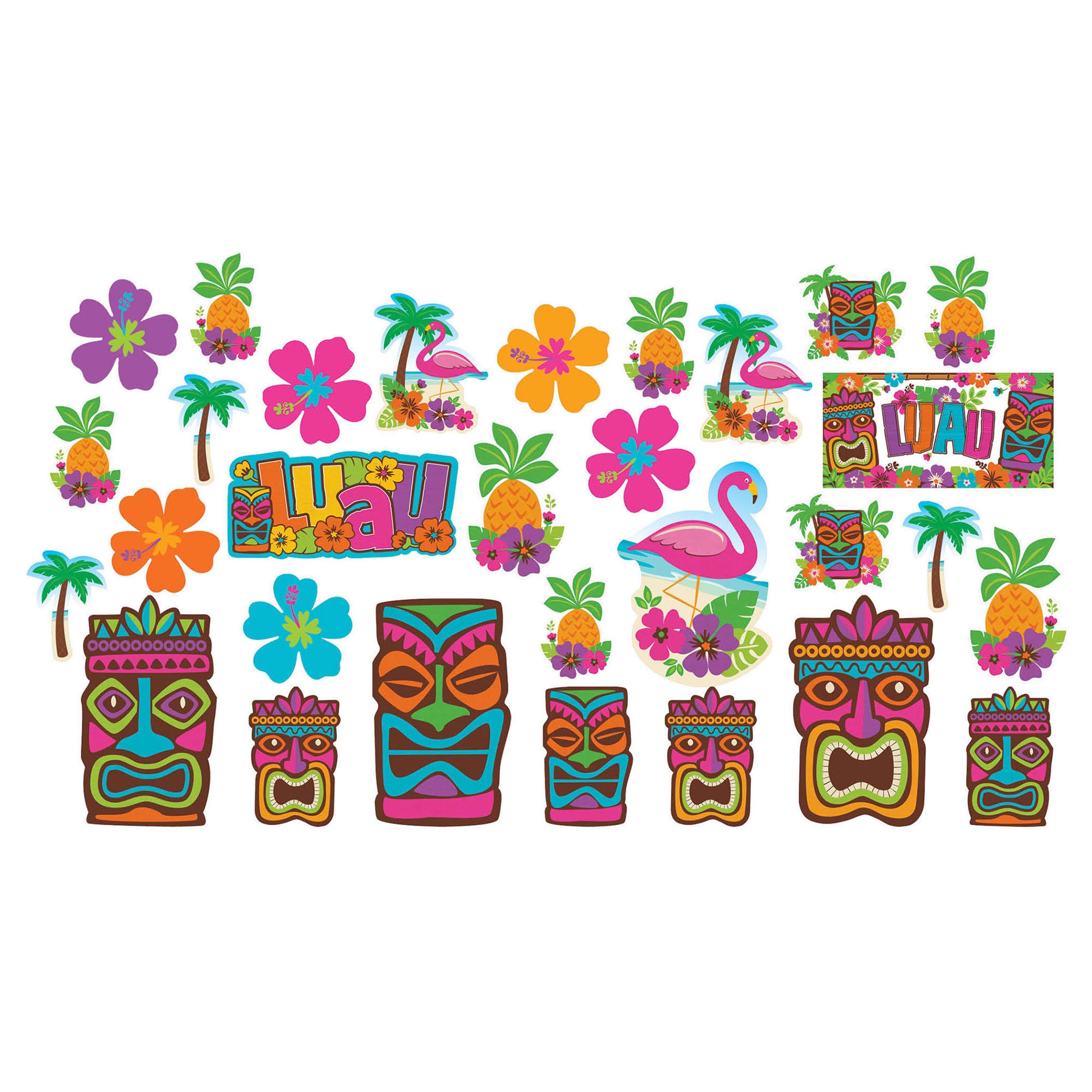 Summer Luau Tiki CutOuts Value Pack