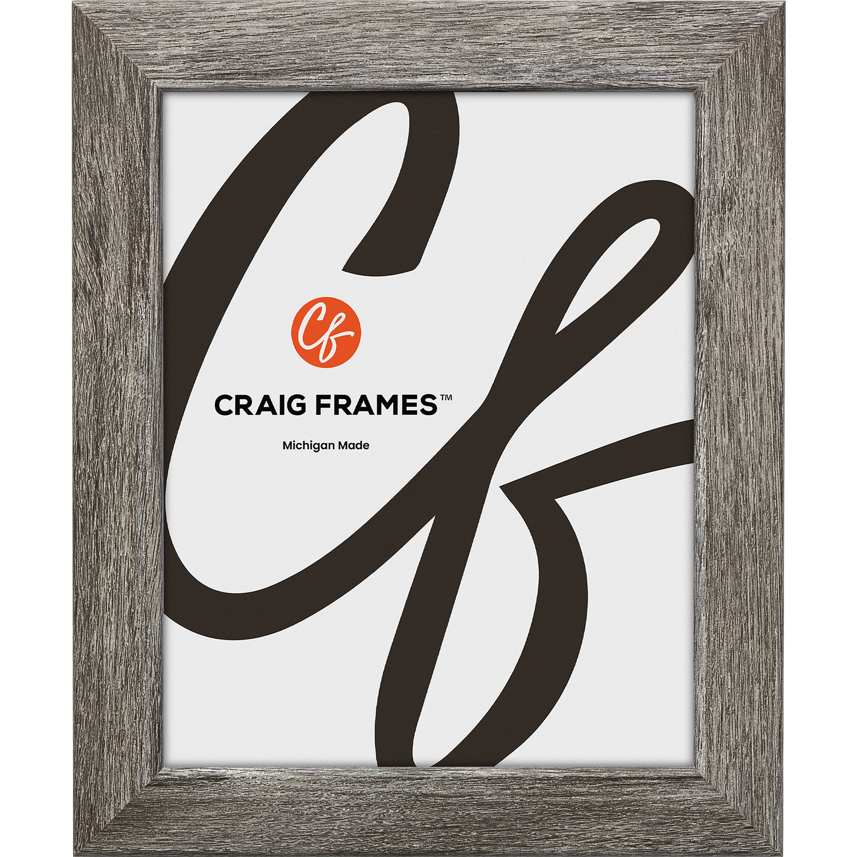 Craig Frames Bauhaus 125 Barnwood Gray Picture Frame