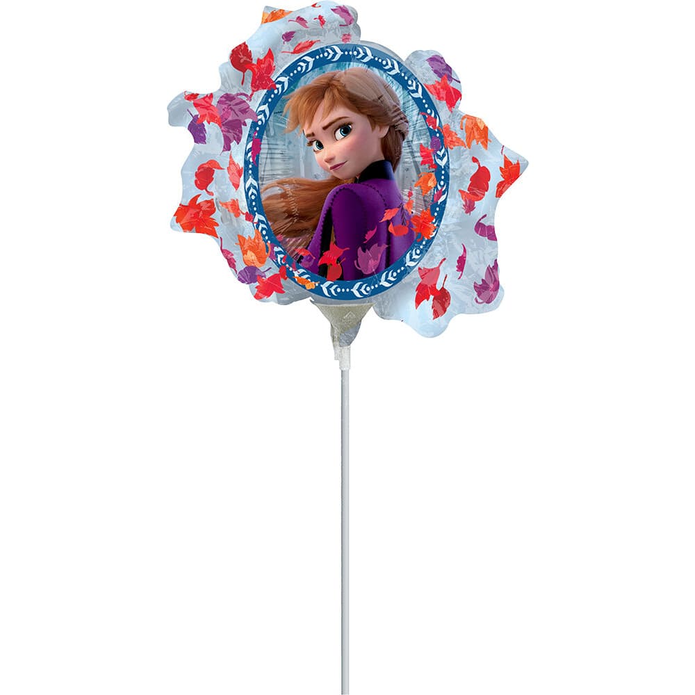 14&#x22; Frozen 2 Double-Sided Foil Stick Balloon