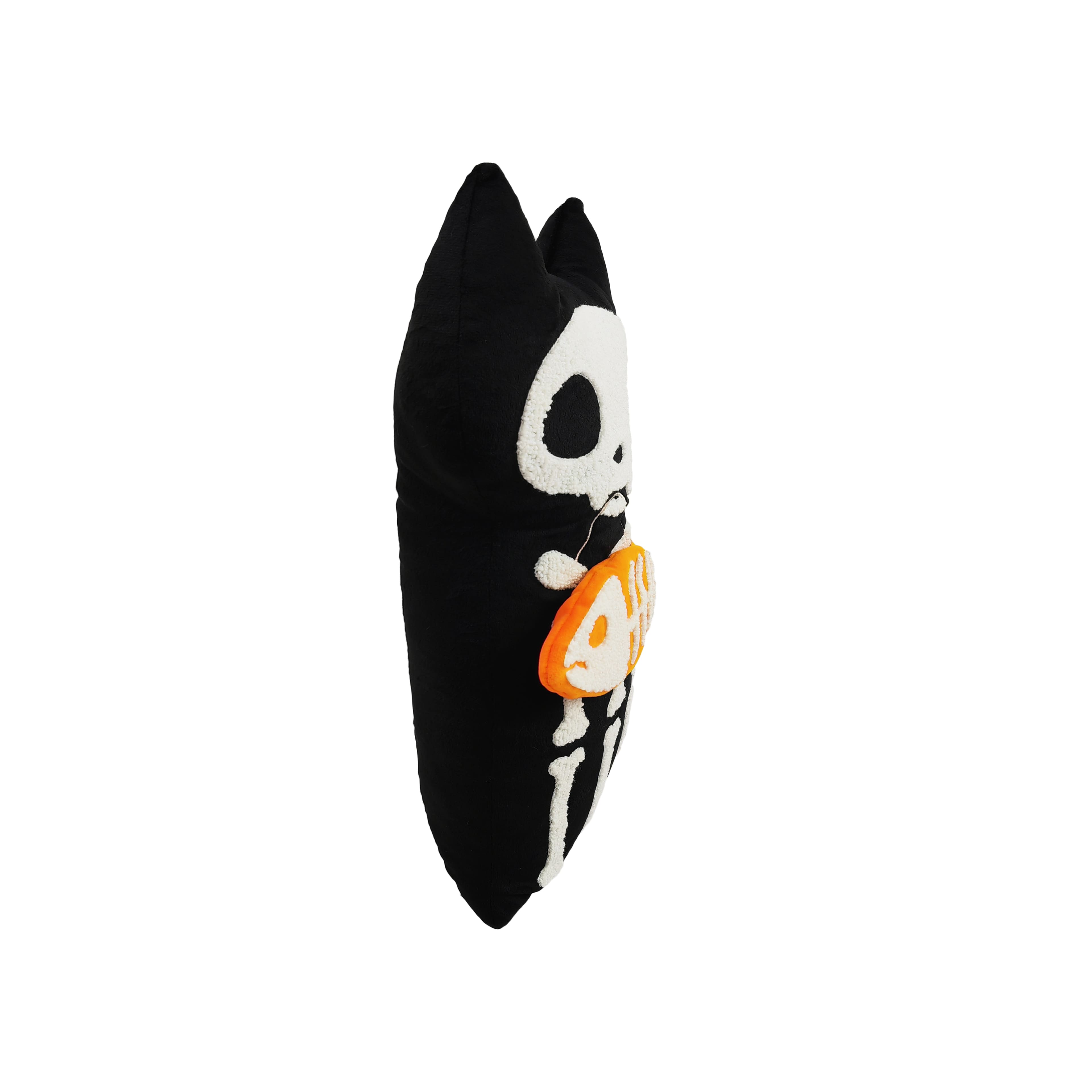 Halloween Skeleton Cat with Fish Pillow by Ashland&#xAE;