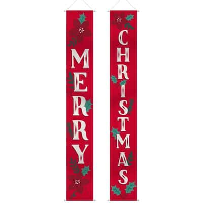 Traditional Christmas Hanging Flags Home Decorations | Michaels