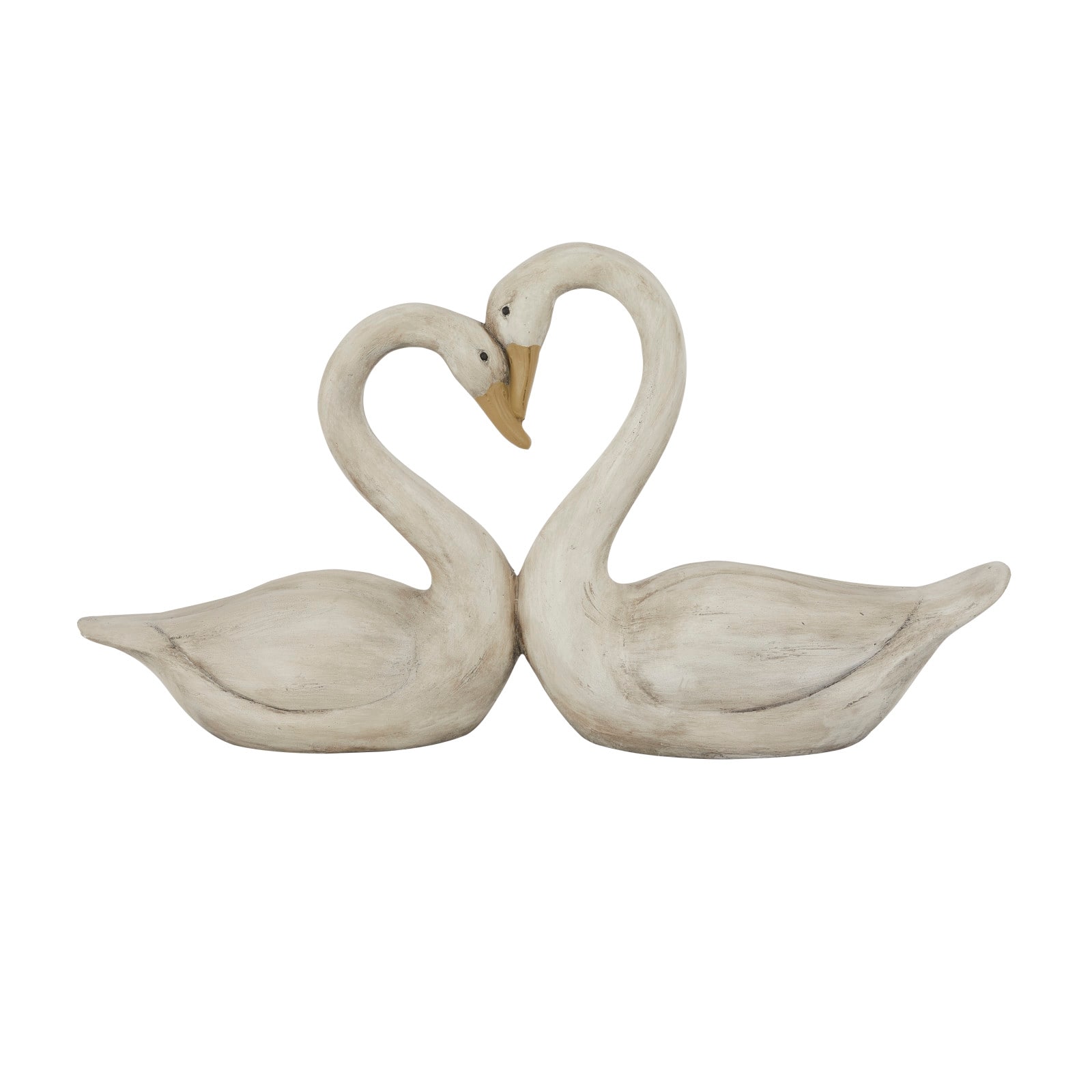 White MGO Country Cottage Garden Sculpture, 17 x 32 x 7 By Ivory And Iris