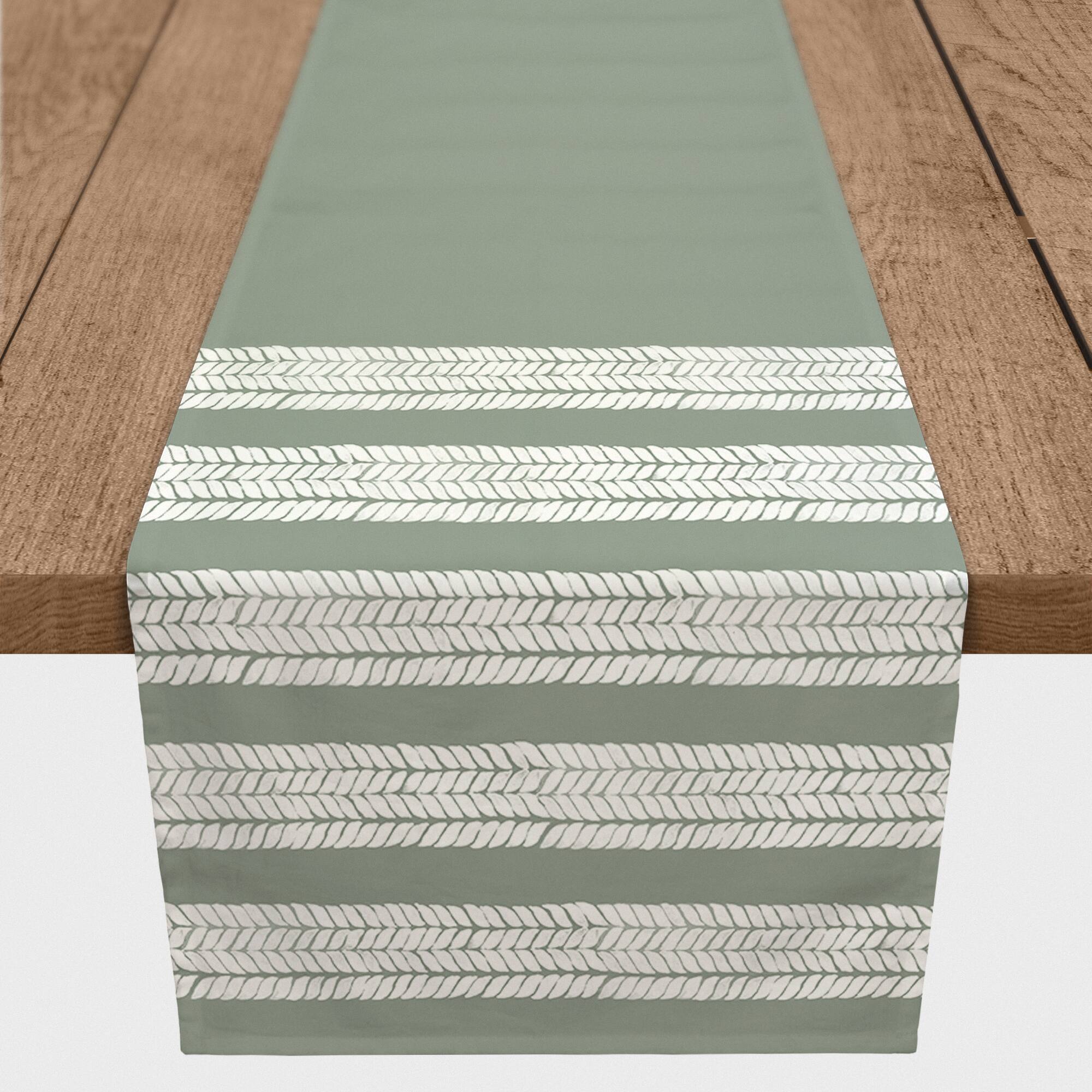 Petal Stripes Indoor/Outdoor Table Runner