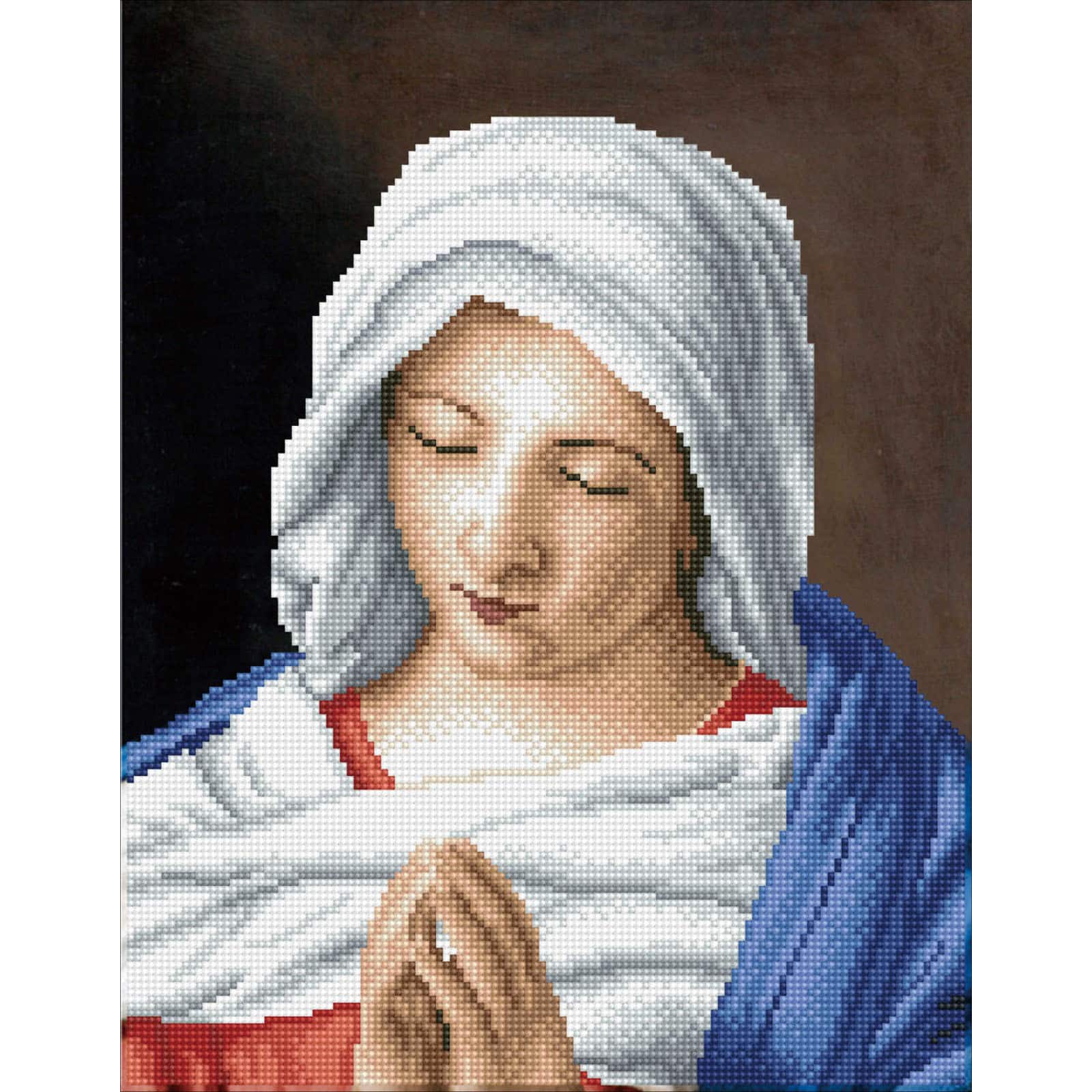 Diamond Dotz® The Virgin in Prayer Diamond Painting Kit