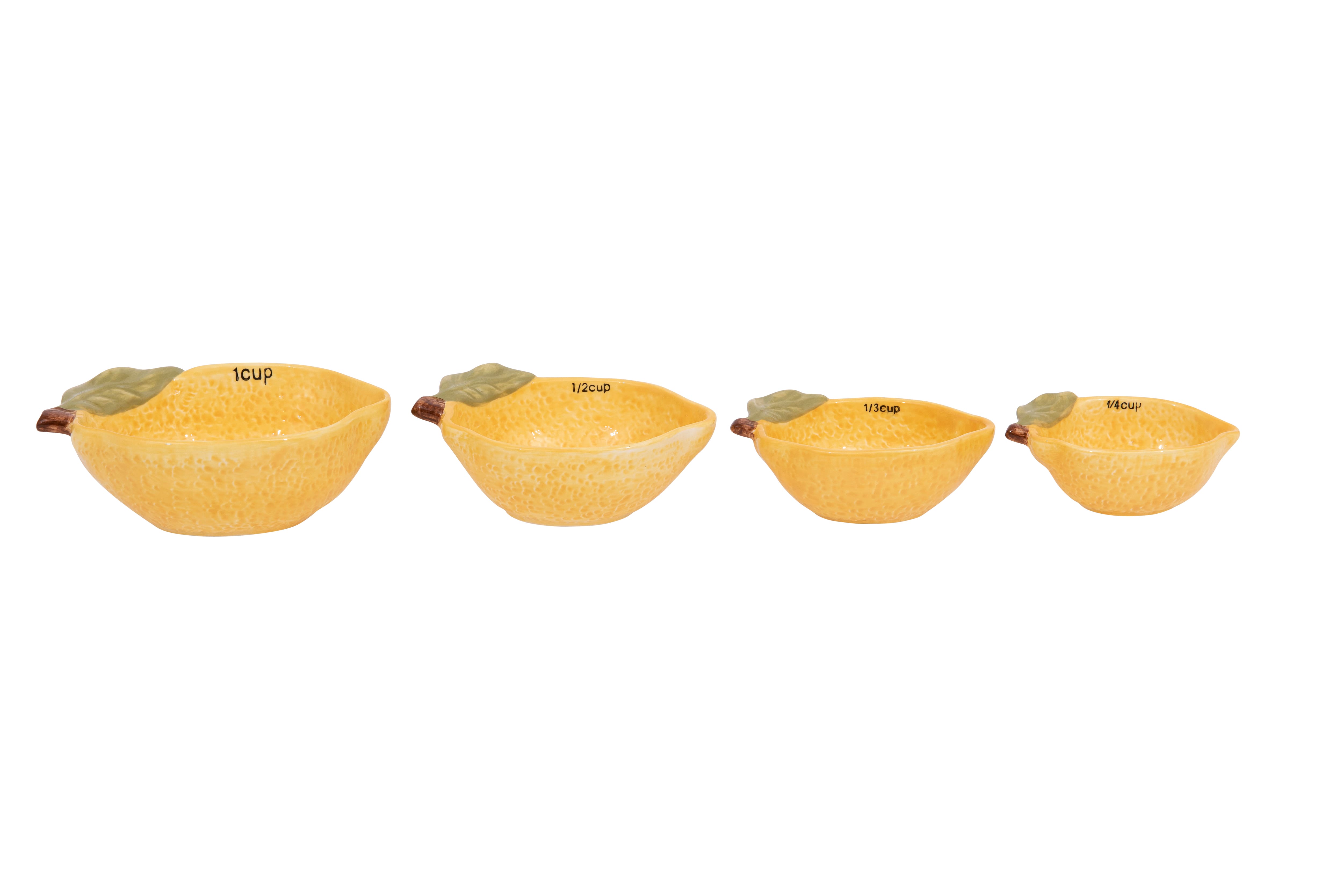 Hello Honey® Lemon Shaped Measuring Cup Set