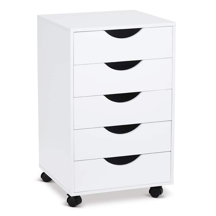 Simply Tidy Modular Mobile Chest, White