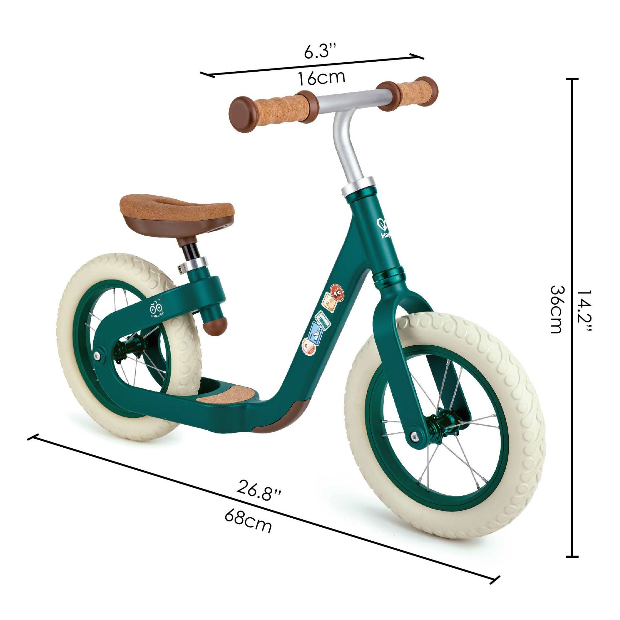 Hape Get Up &#x26; Go Green Learn to Ride Balance Bike