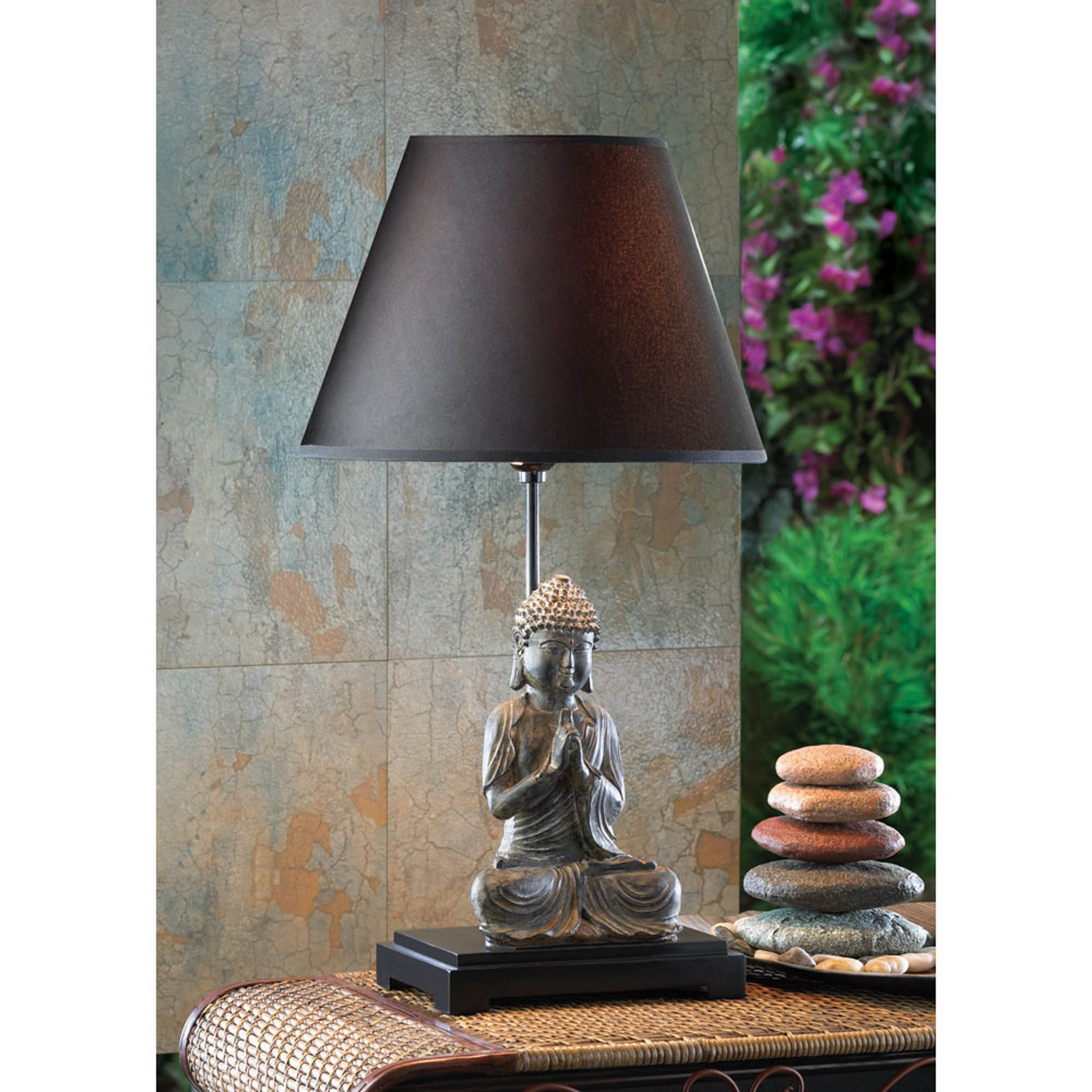 24&#x22; Buddha Table Lamp