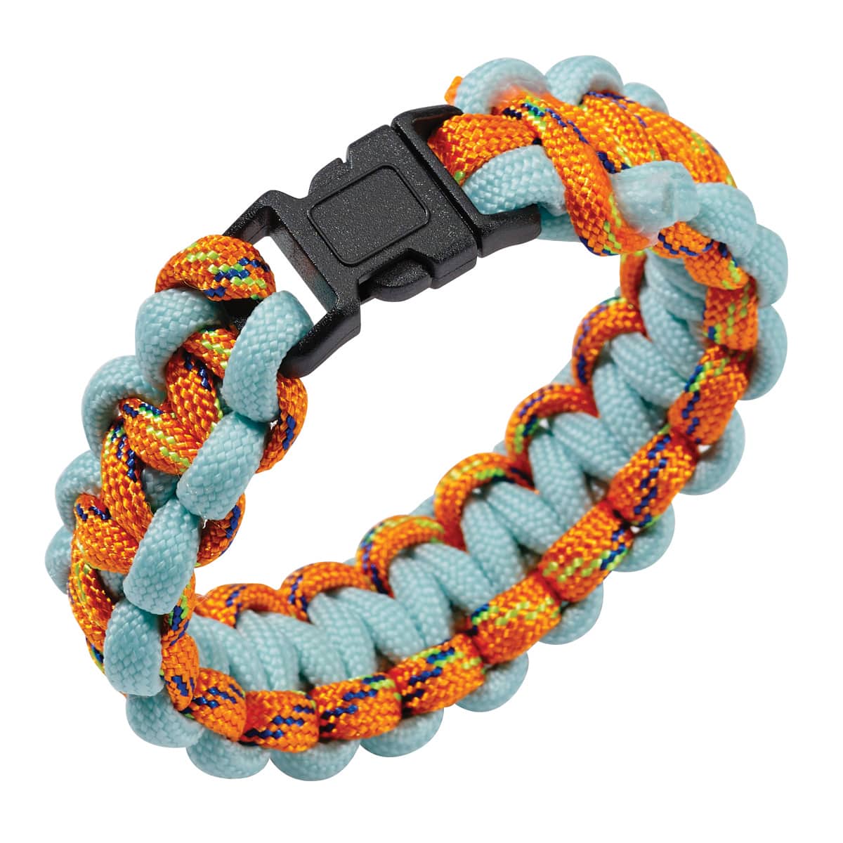 Craft County Rainbow Paracord Bracelet Kit DIY Project - 10 Feet
