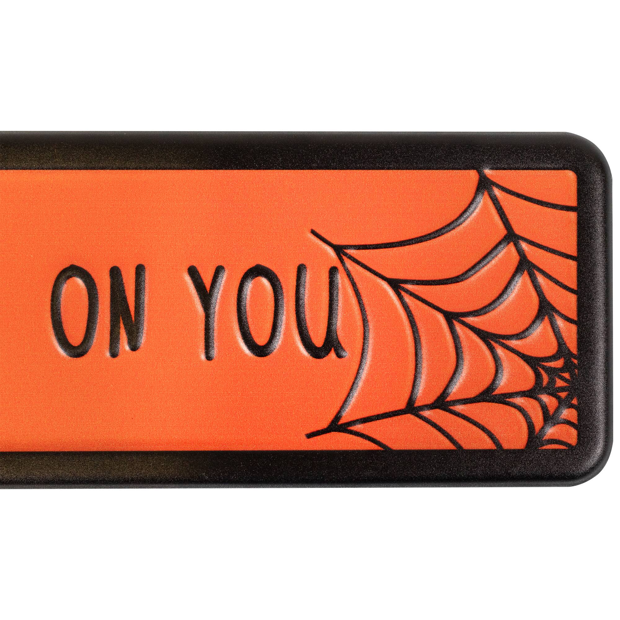 20" Orange & Black "I Put a Spell on You" Halloween Wall Sign