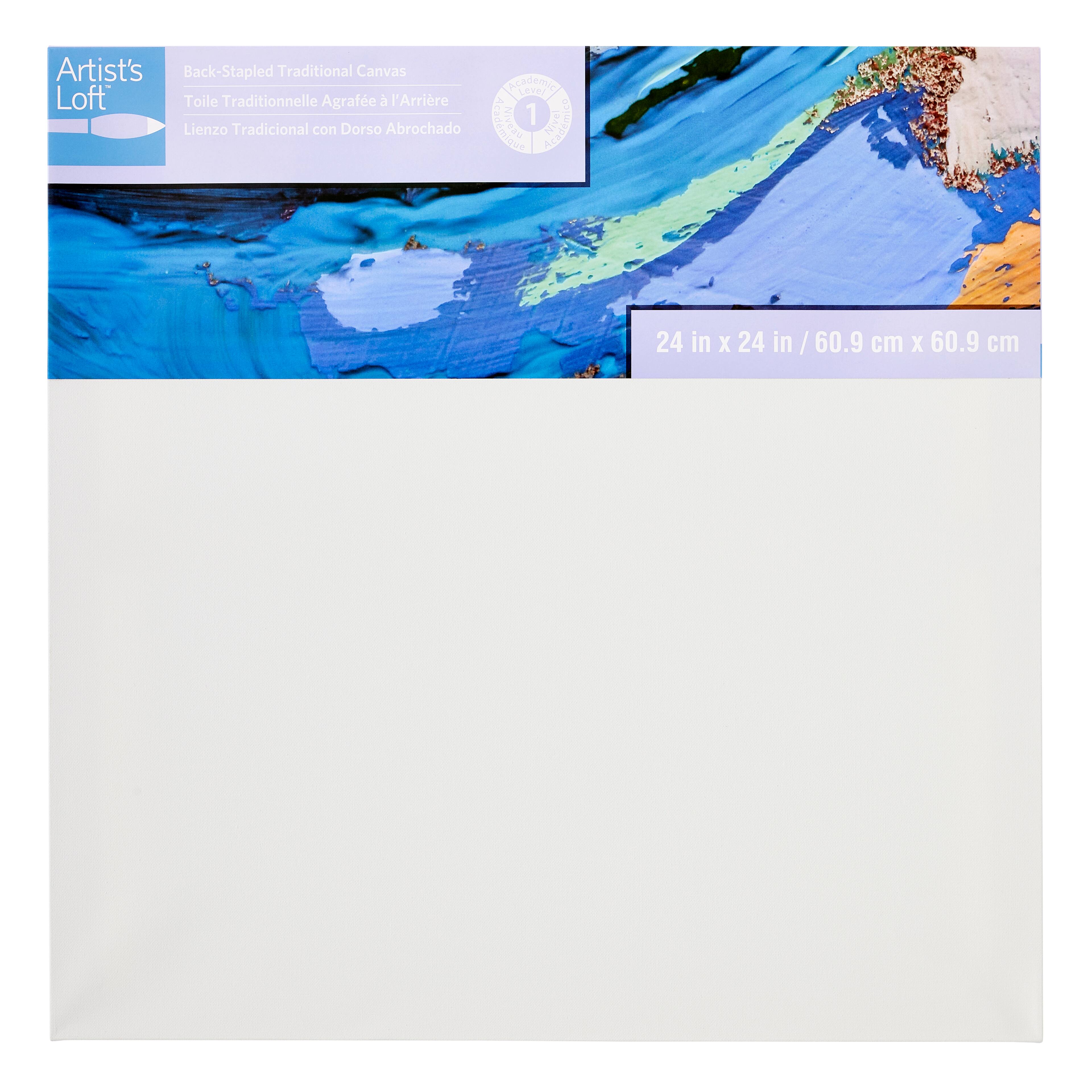 6 Pack: Level 1 Back Stapled Traditional Canvas by Artist&#x27;s Loft&#xAE;