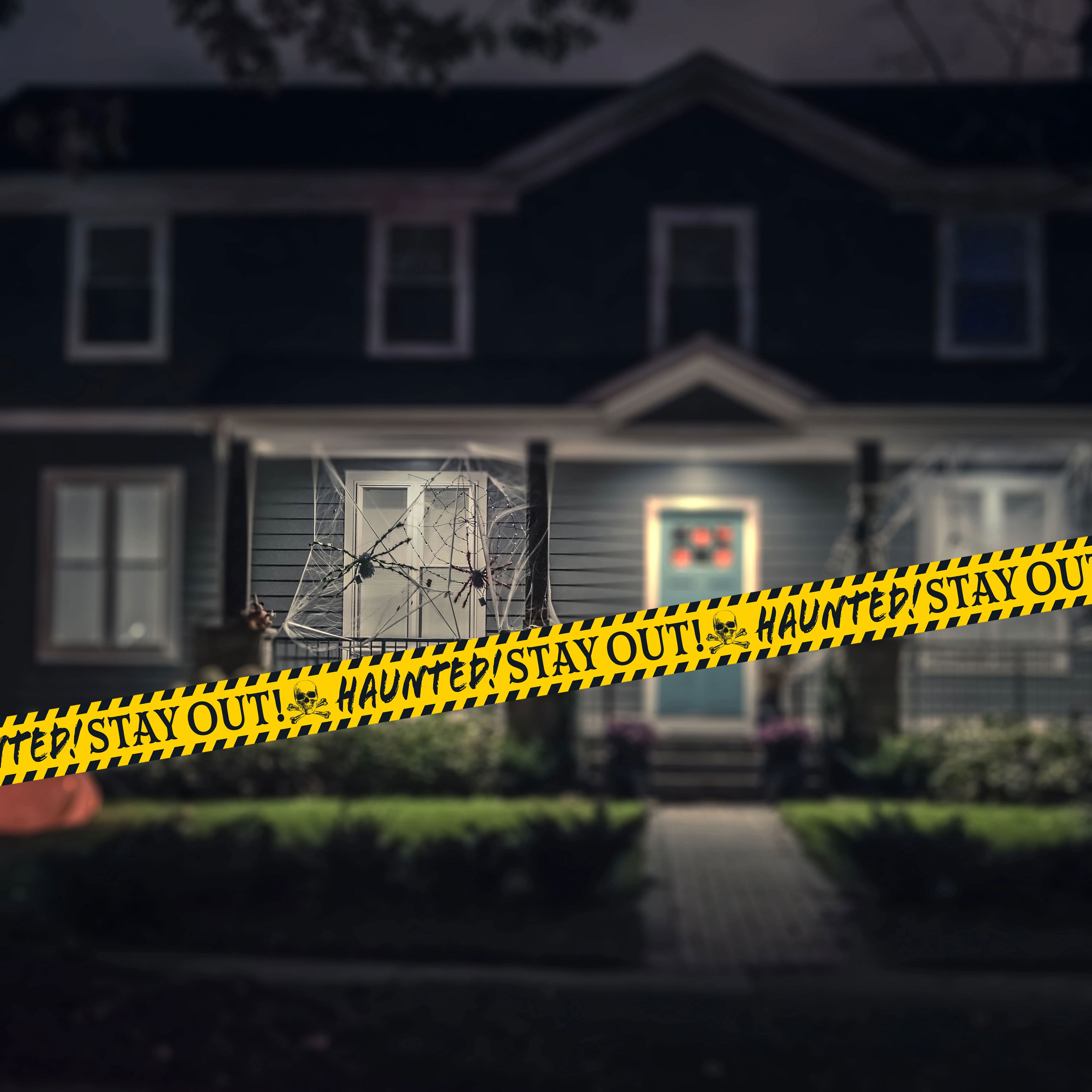 50ft. Yellow Haunted! Stay Out! Caution Tape by Ashland&#xAE;