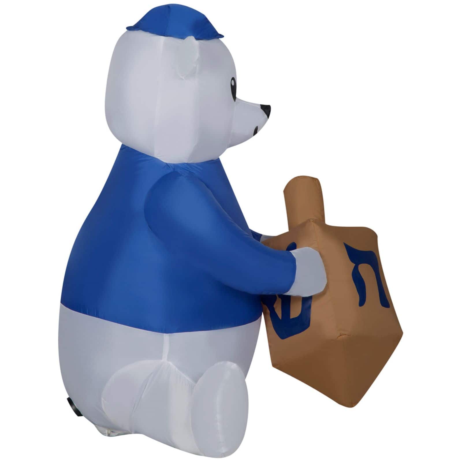 3ft. Airblown&#xAE; Inflatable Hanukkah Dreidel Bear