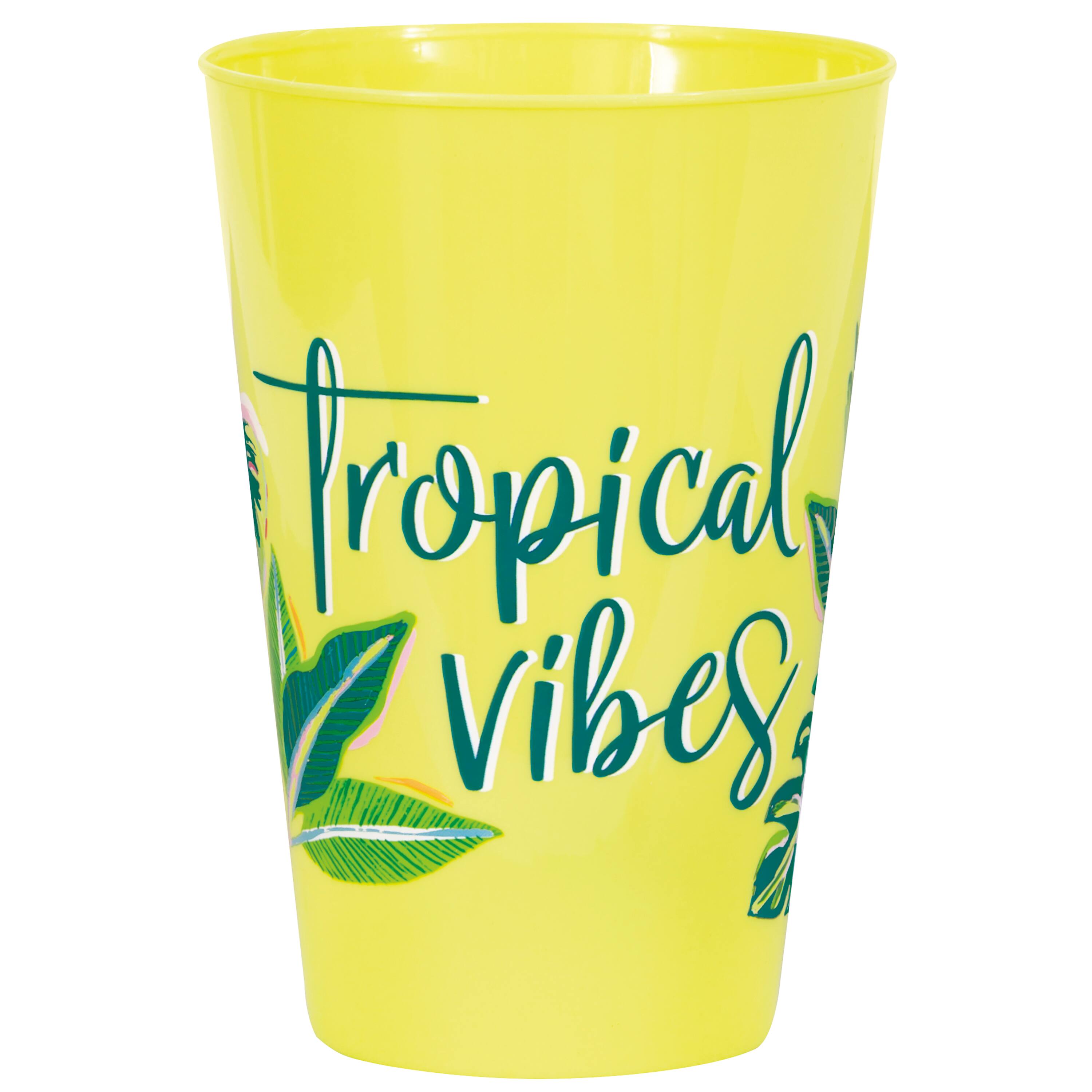 Tropical Leaves Party Cups | Summer Party Supplies