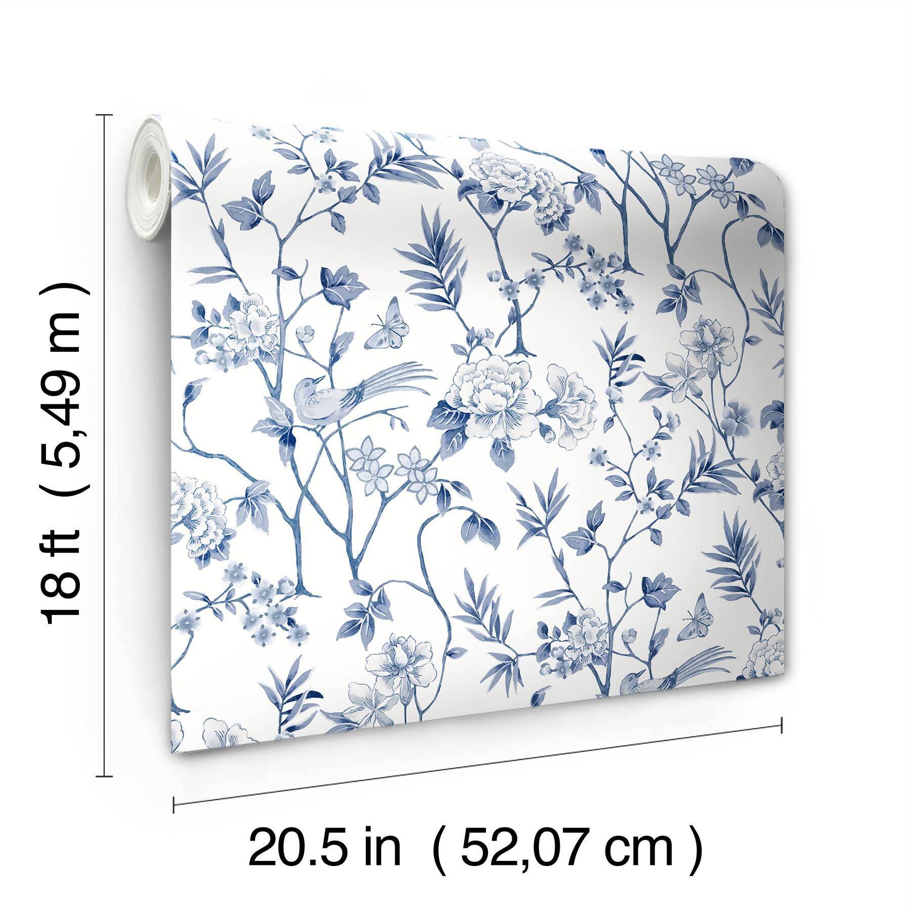 NuWallpaper Chinoiserie Garden Peel &#x26; Stick Wallpaper