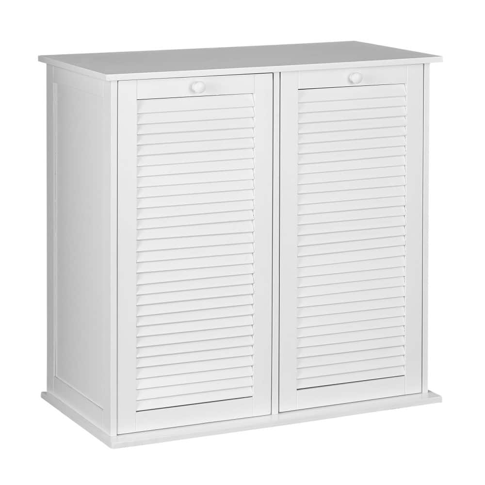 Household Essentials Tilt-out Cabinet Laundry Sorter with Shutter Front