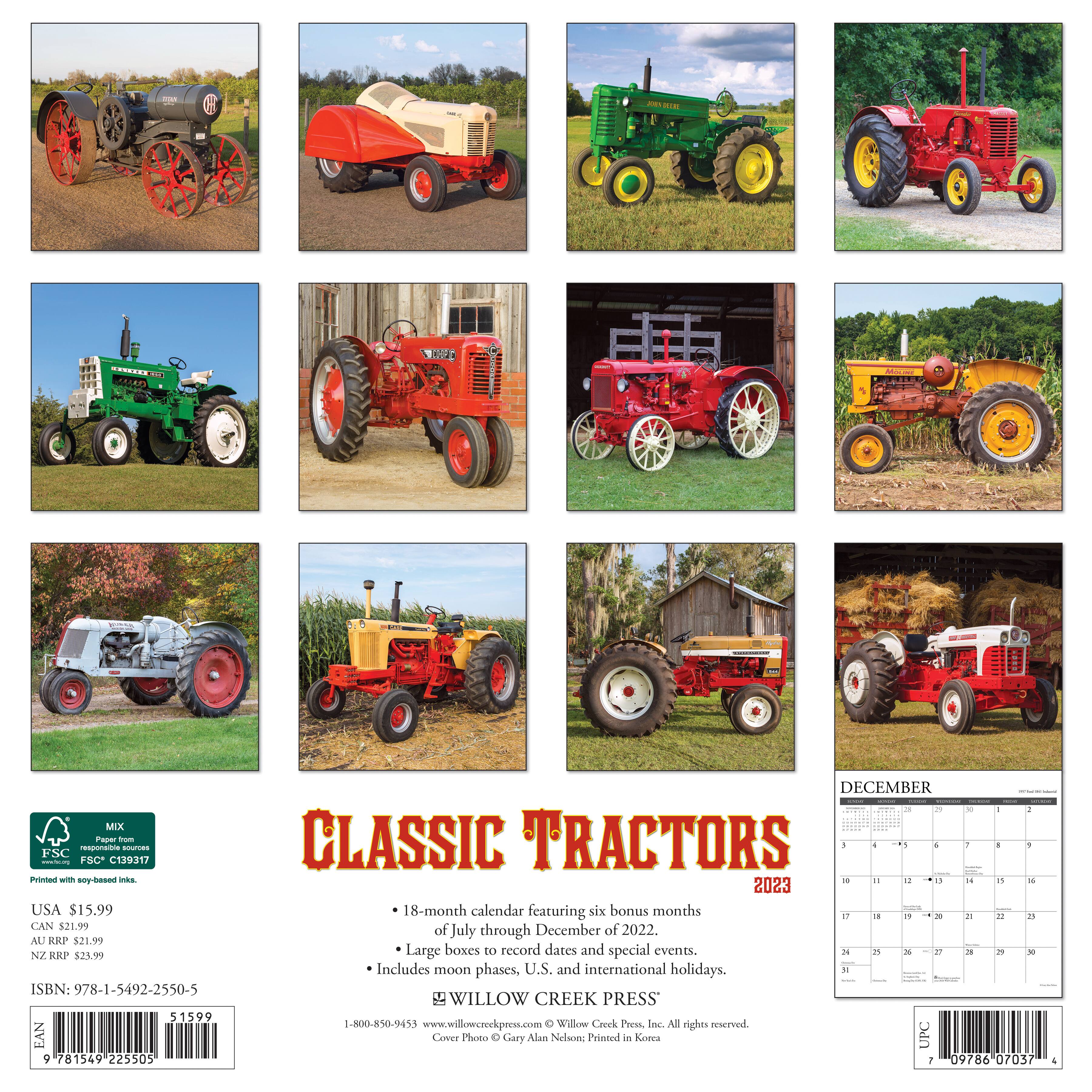 2023 Classic Tractors Wall Calendar | Wall Calendars | Michaels