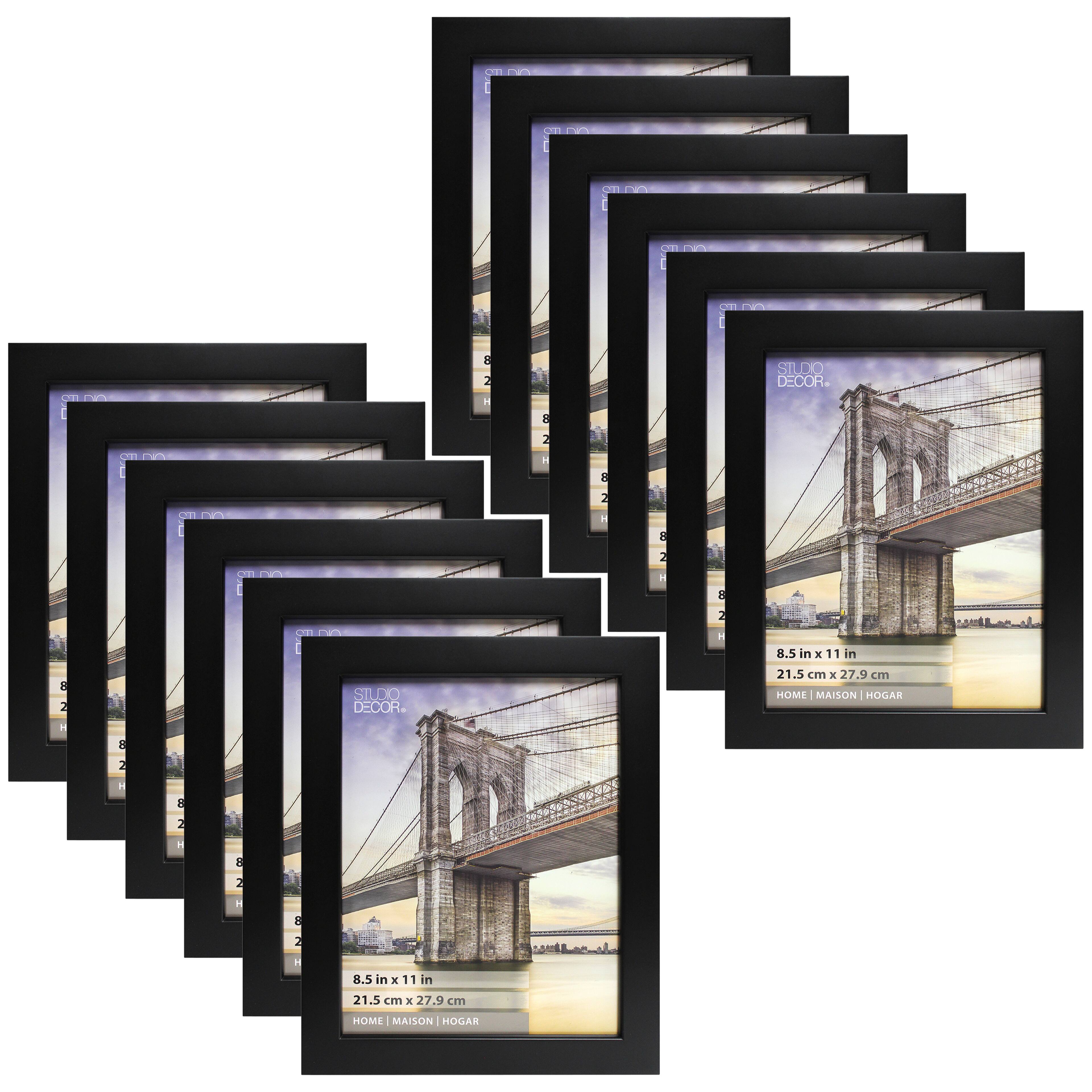 12 Pack: Black Flat Frame, Home by Studio D&#xE9;cor&#xAE;
