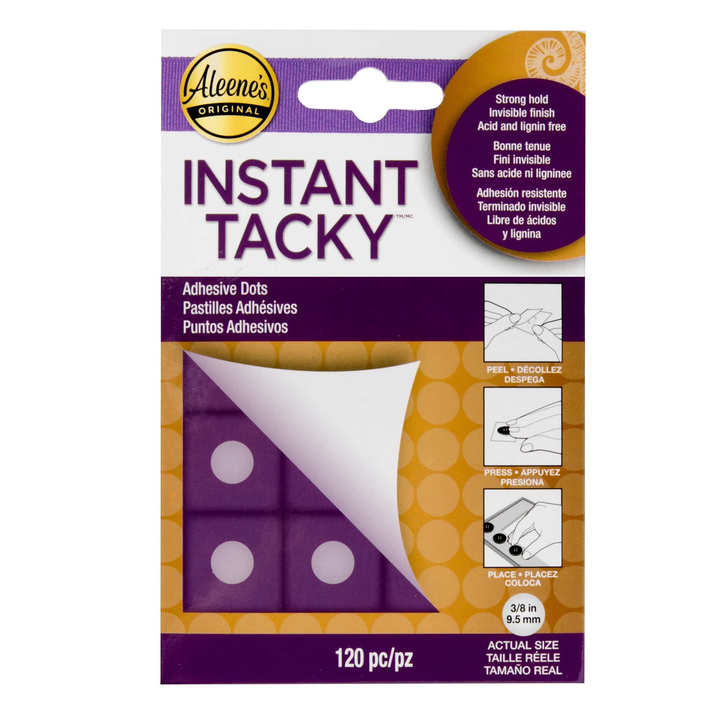 Aleene's® Instant Tacky™ 3/8" Adhesive Dots