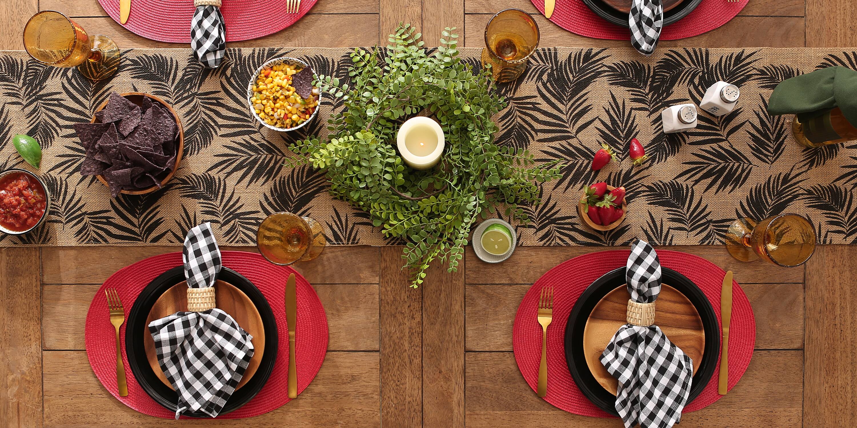 DII&#xAE; Oval Plastic Woven Placemats, 6ct.