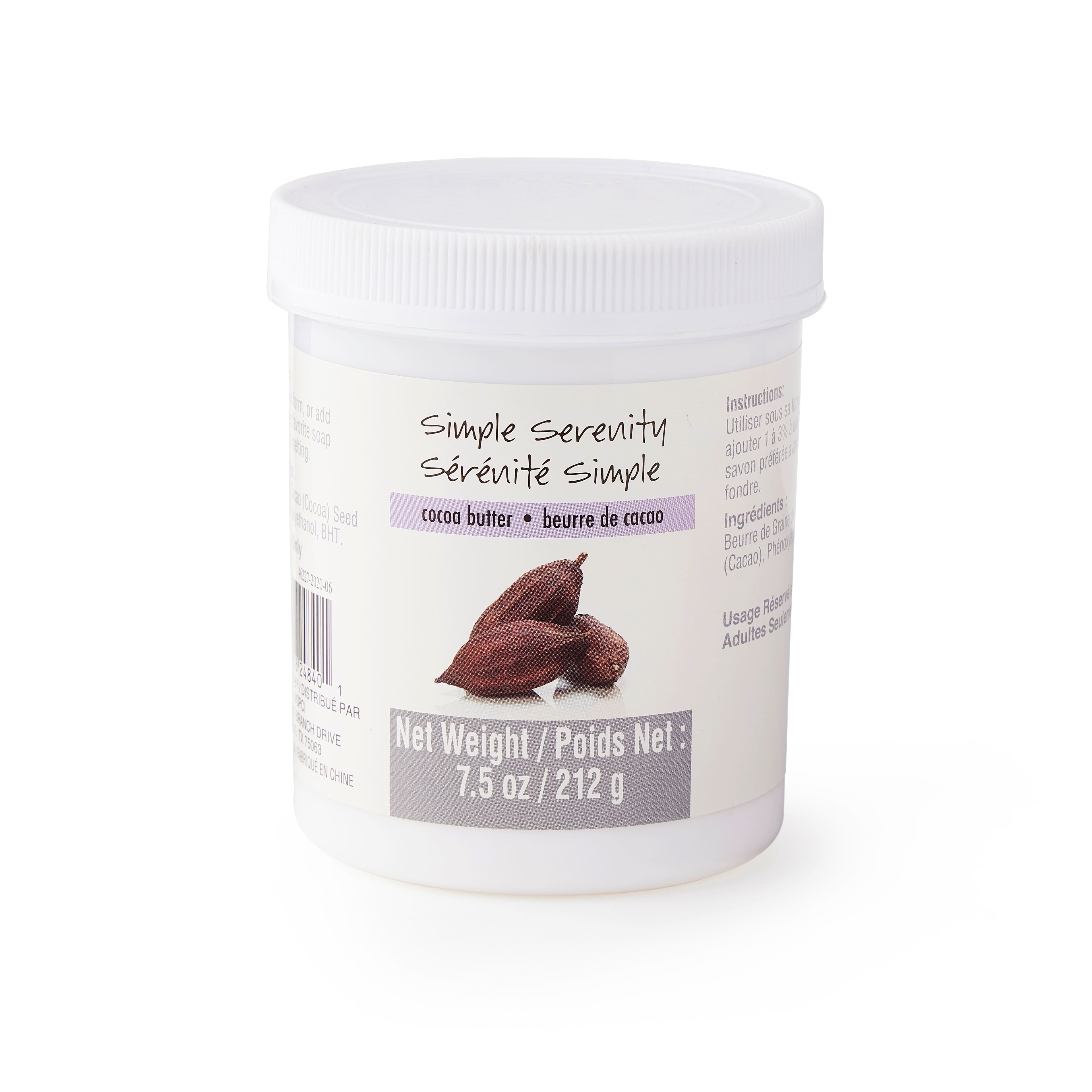 Simple Serenity Cocoa Butter by ArtMinds&#xAE;, 7.5oz.