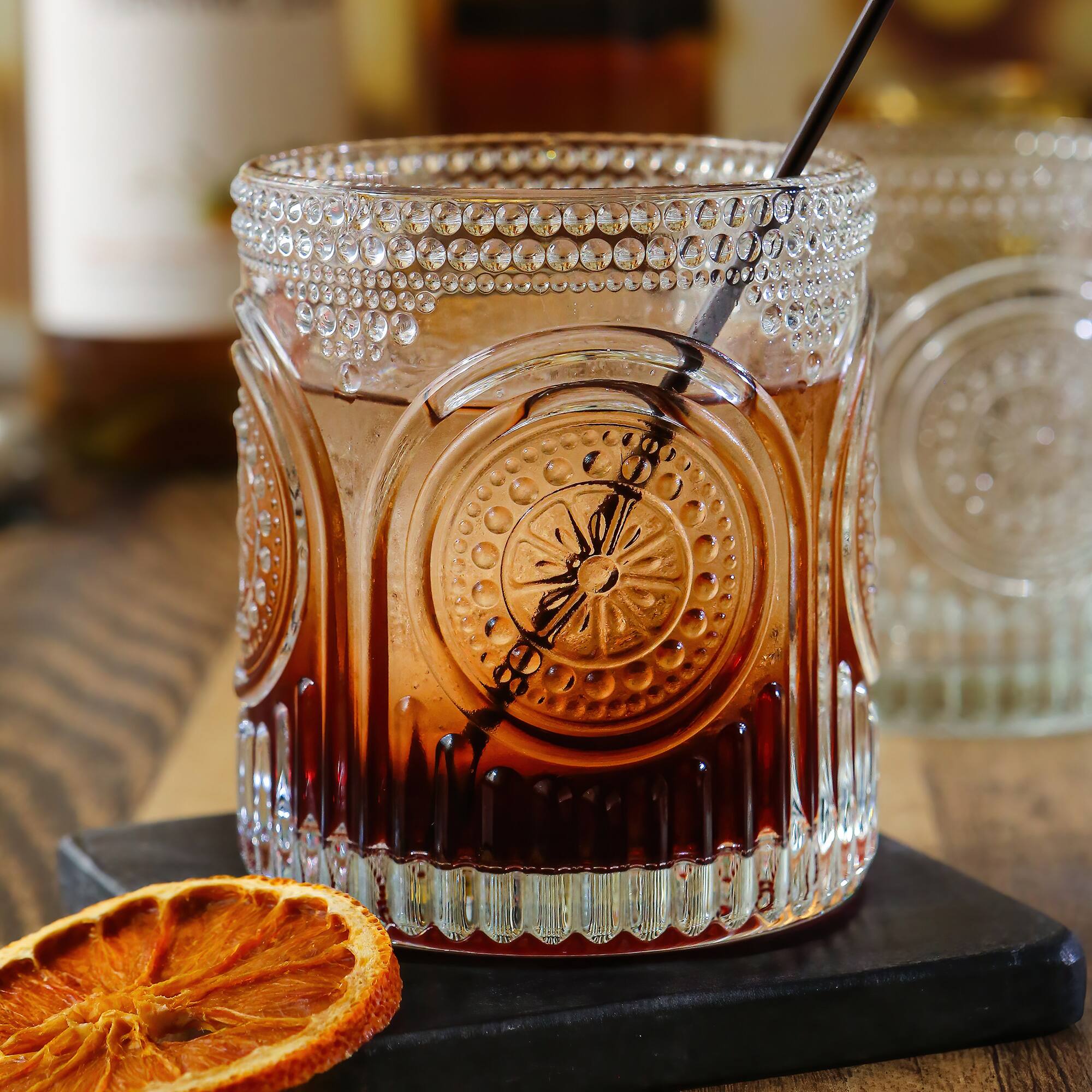 Kate Aspen® 10oz. Retro Arch Floral Drinking Glasses, 6ct.