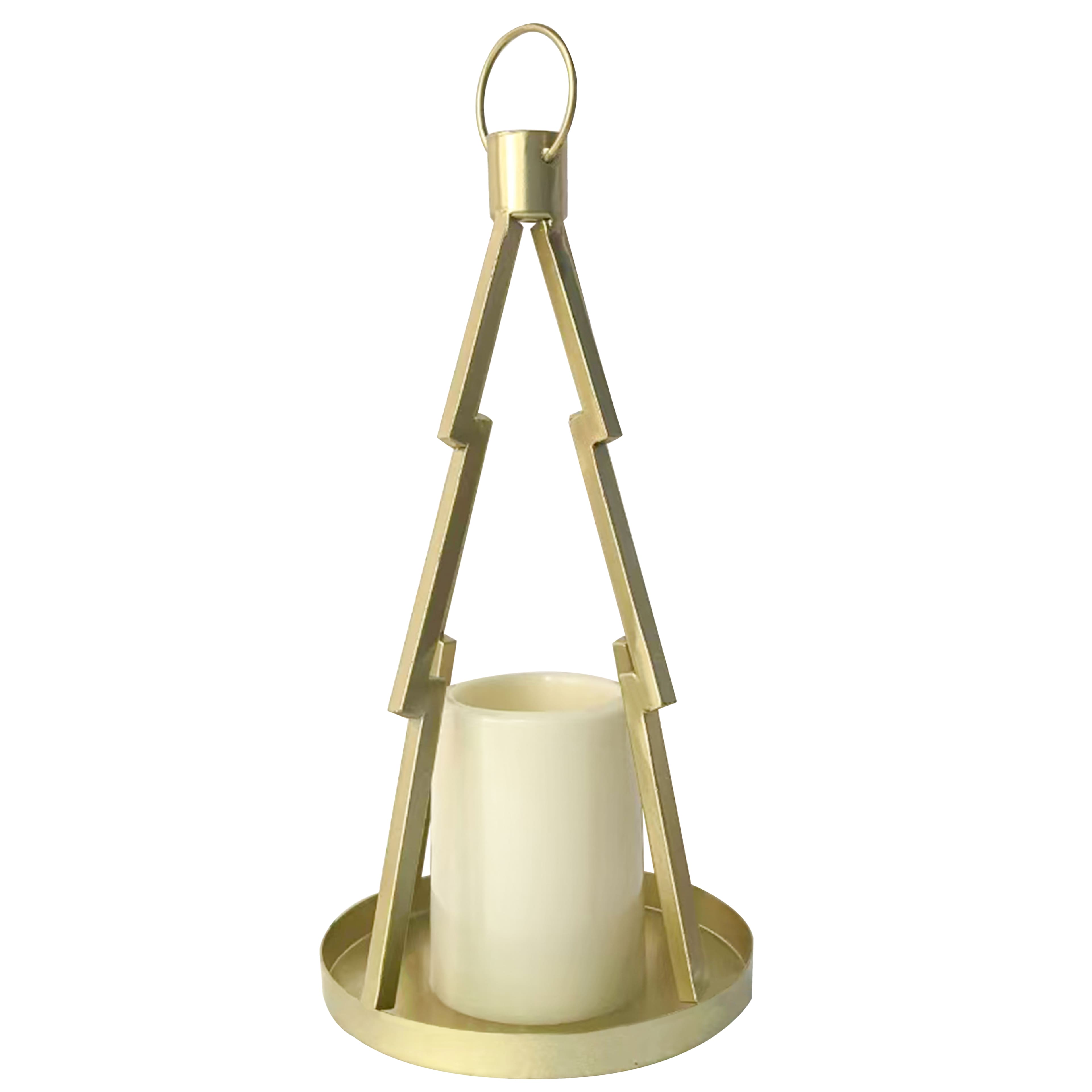 11.5&#x22; Gold Tree-Shaped Candle Lantern by Ashland&#xAE;