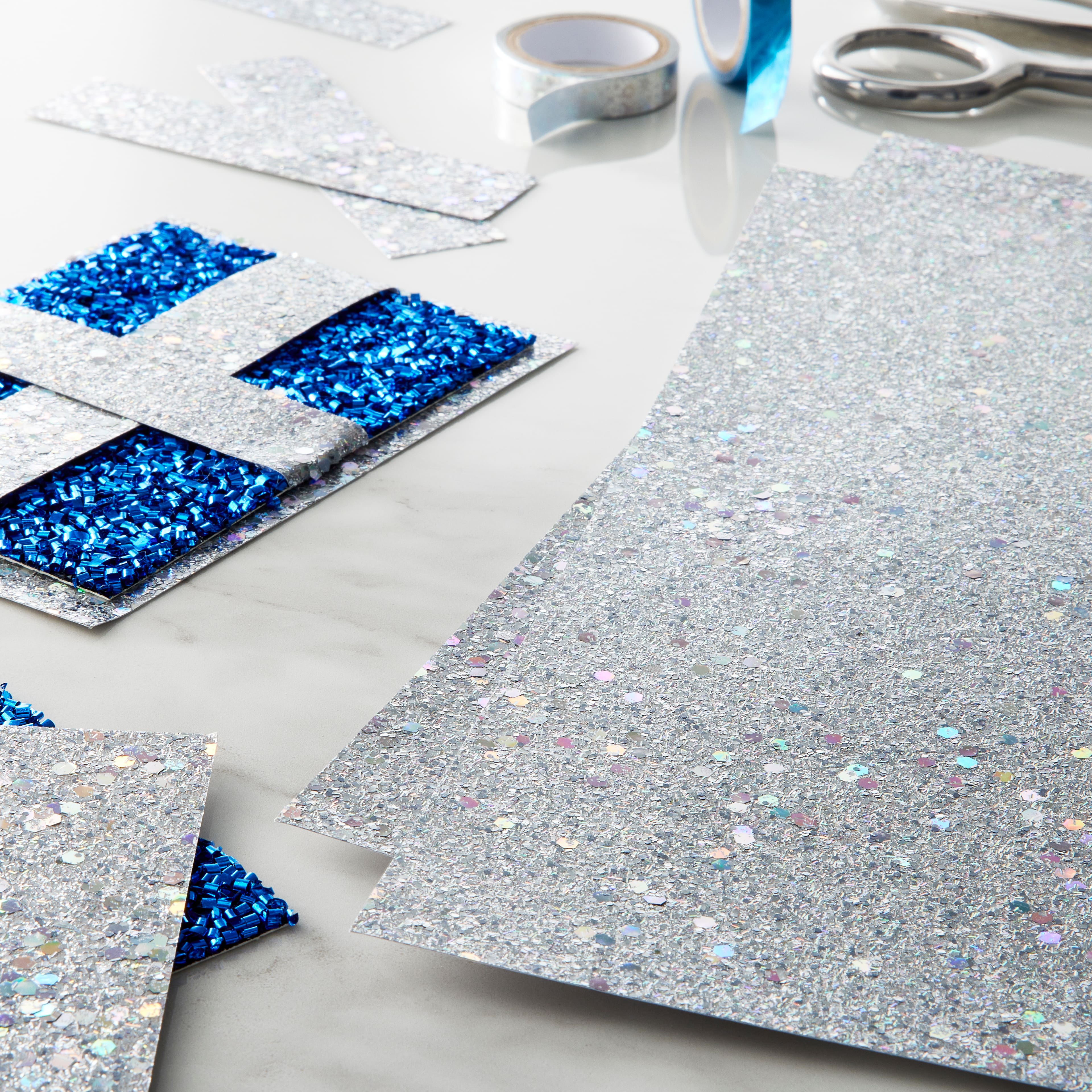24 Pack: Confetti Glitter Paper by Recollections™, 12" x 12"