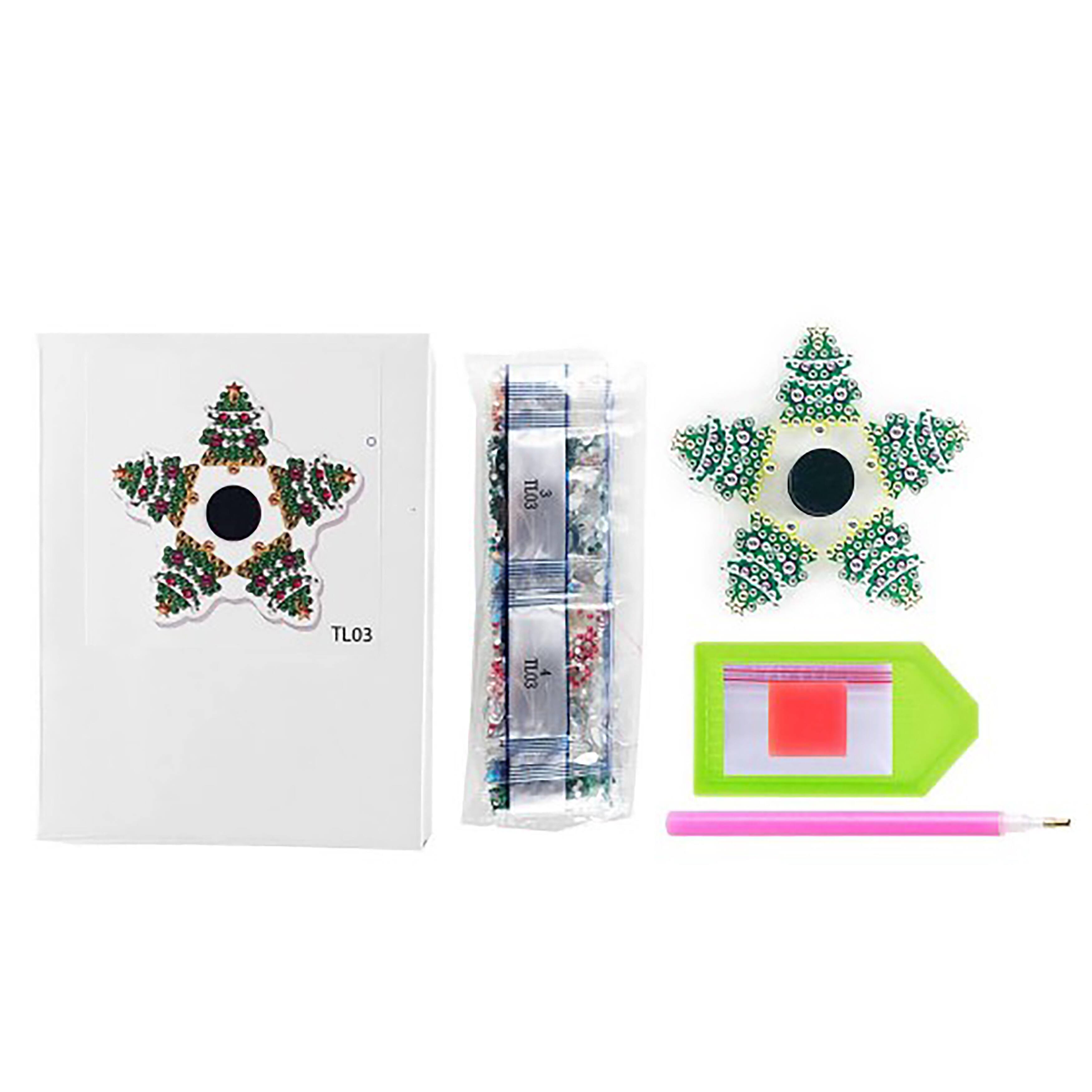 Sparkly Selections Snowflake Fidget Spinner Diamond Painting
