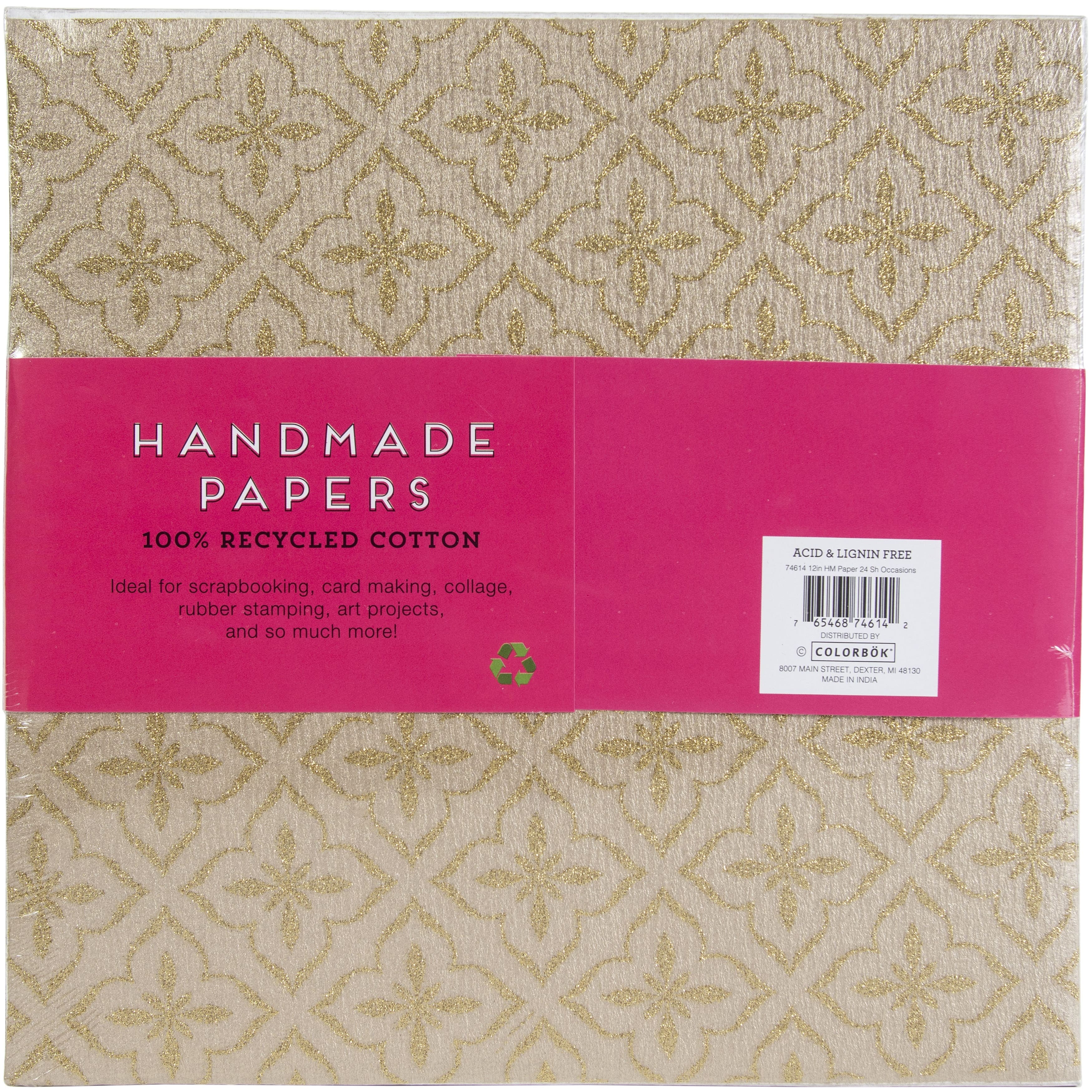 Colorbok® Handmade Papers Occasions 12 x 12 Homemade Cardstock