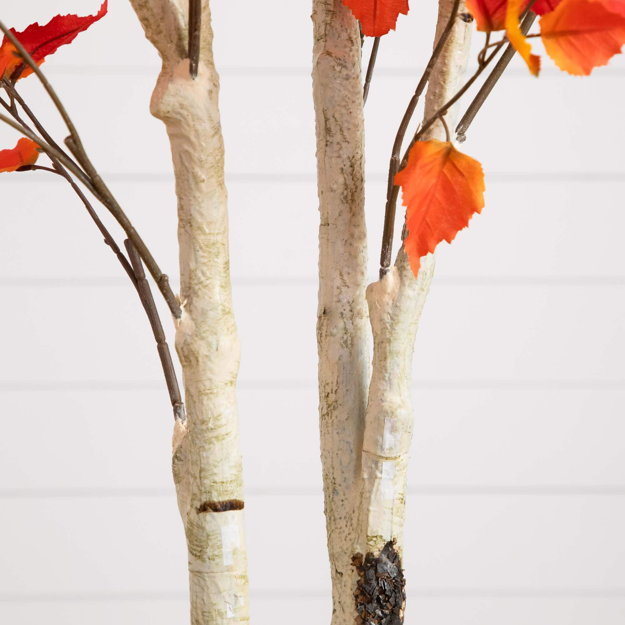 8ft. Potted Artificial Autumn Birch Tree