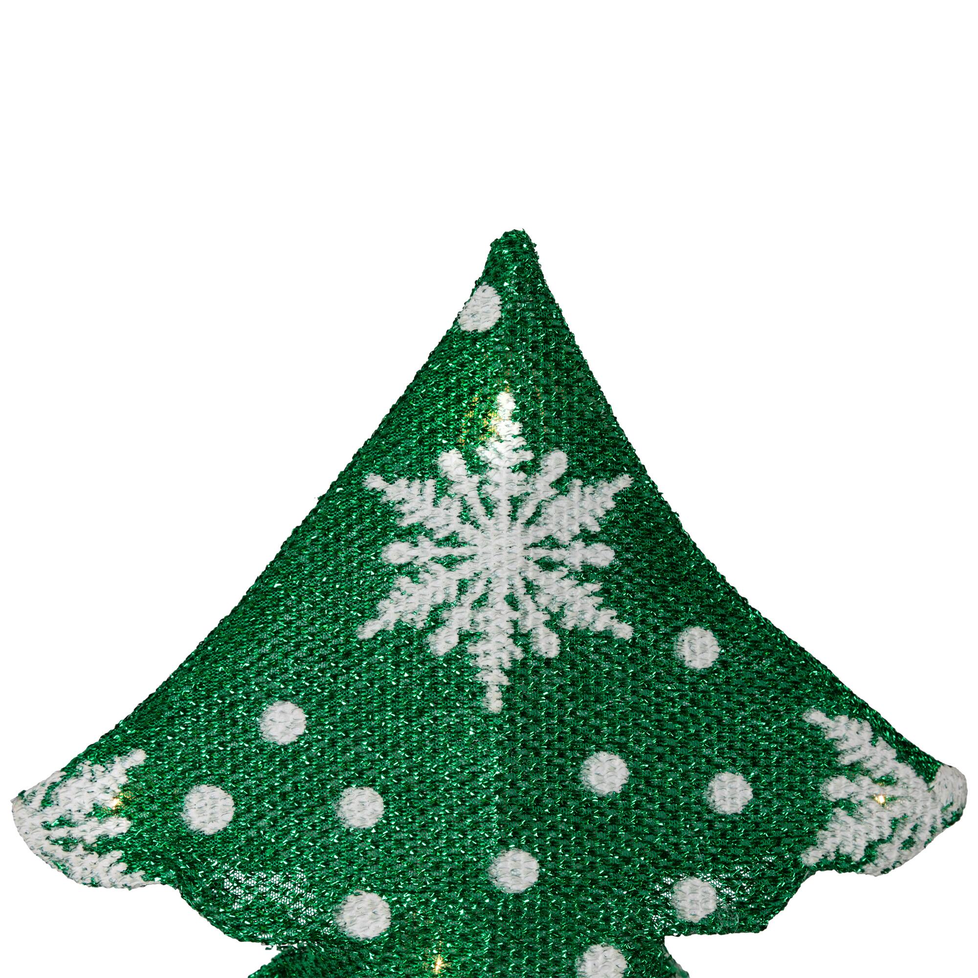 20" 3D Artificial Christmas Tree, Clear Lights