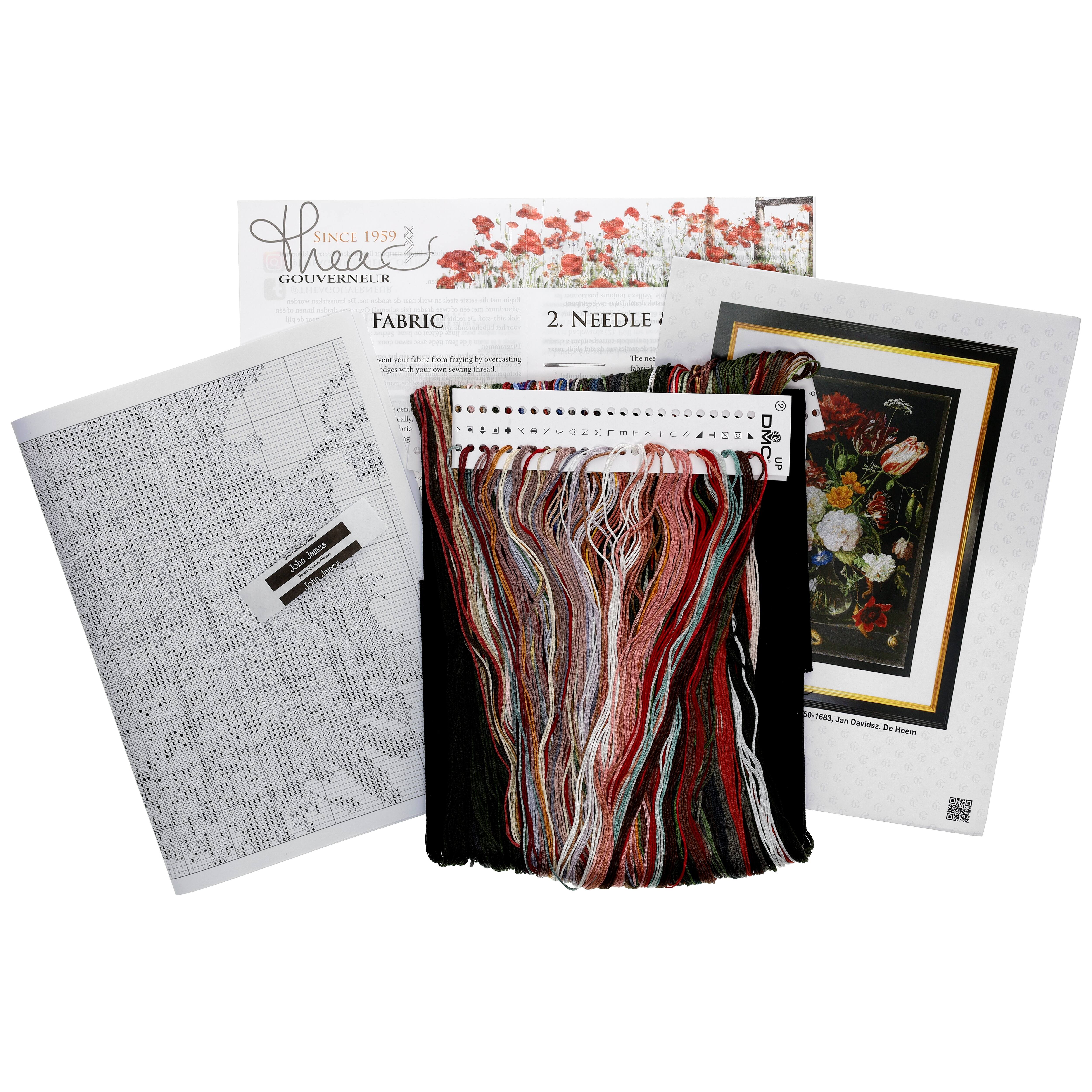 Thea Gouverneur Still Life Cross Stitch Kit