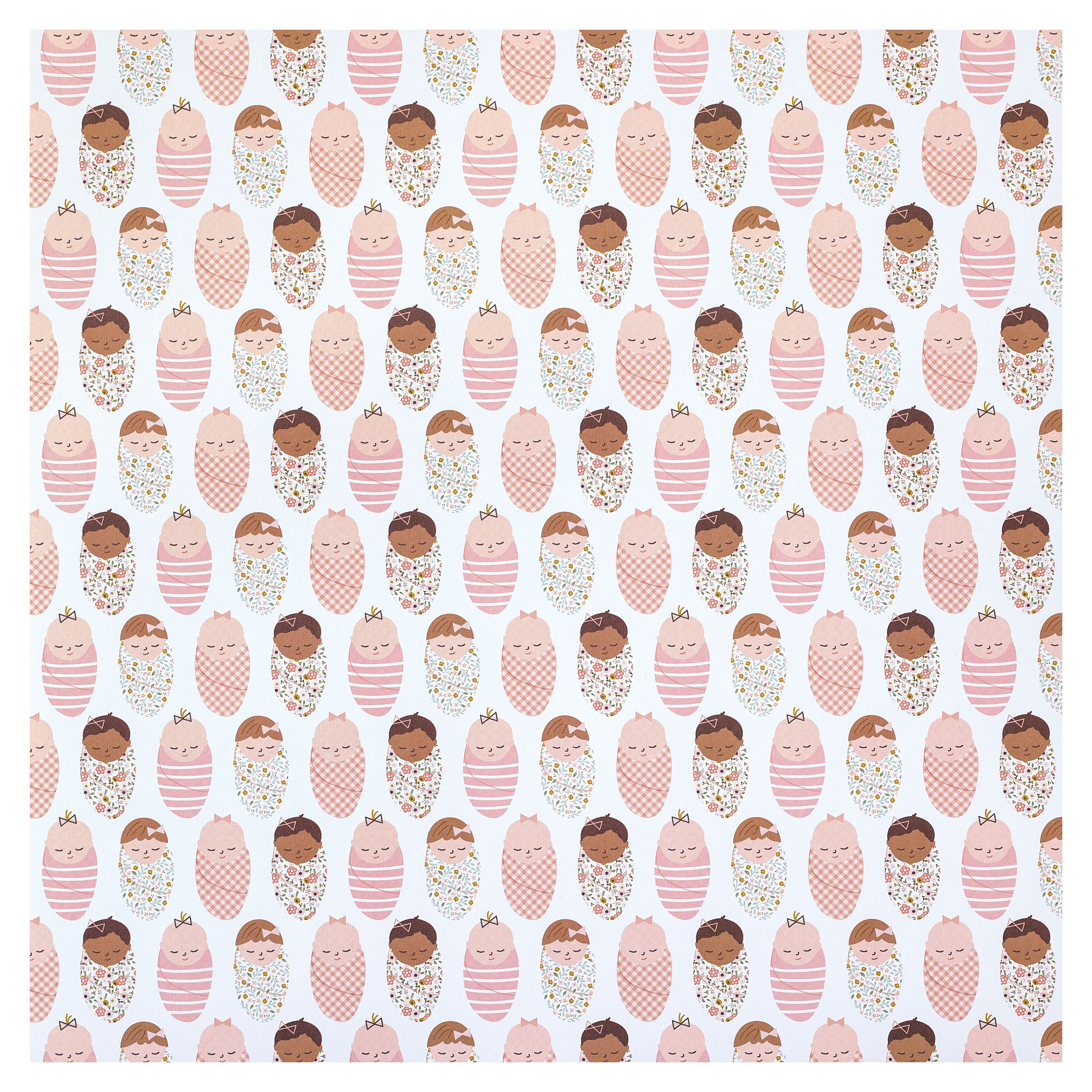 48 Pack: Baby Girl Double-Sided Cardstock Paper by Recollections&#x2122;, 12&#x22; x 12&#x22;