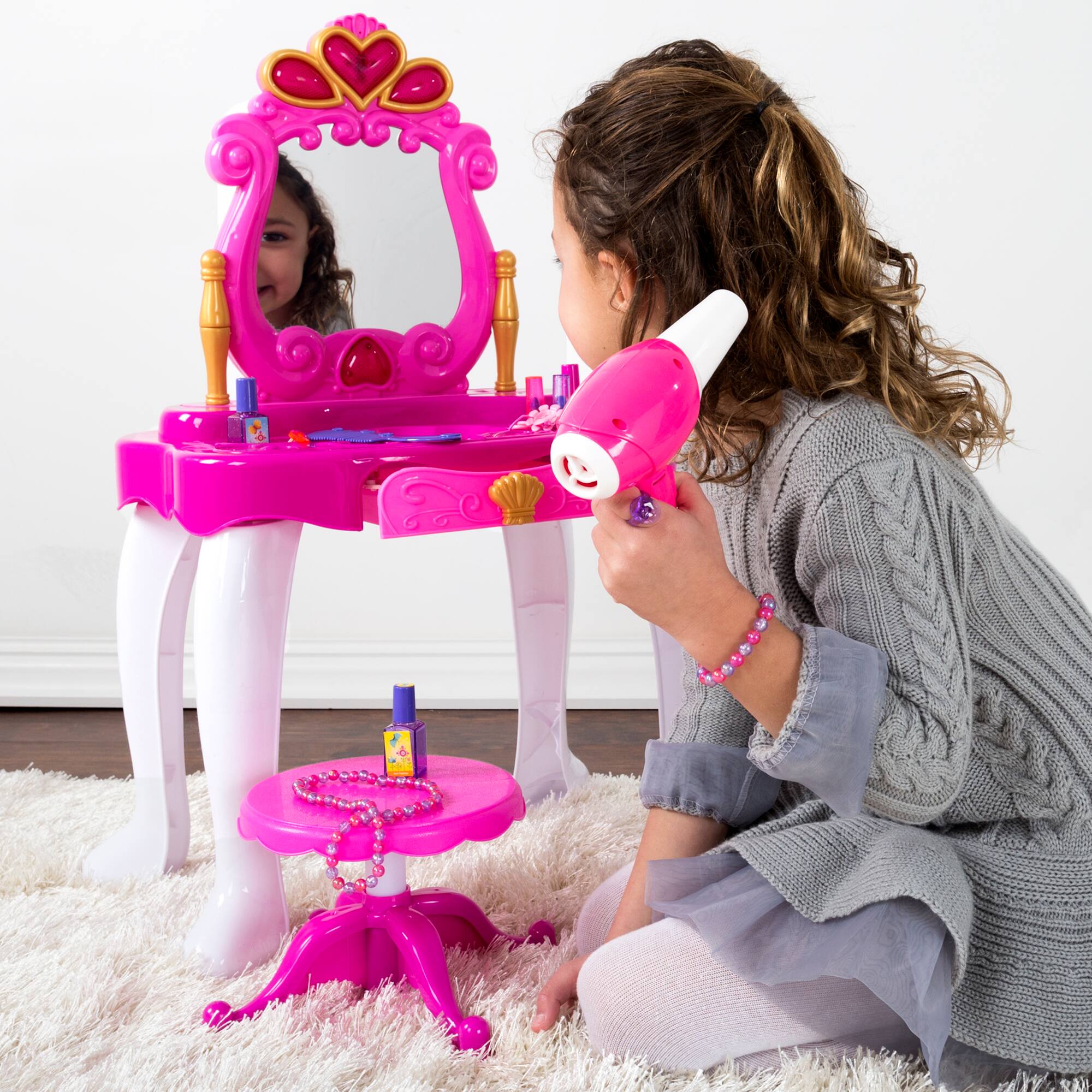 Toy Time Pretend Play Princess Vanity Toy Set